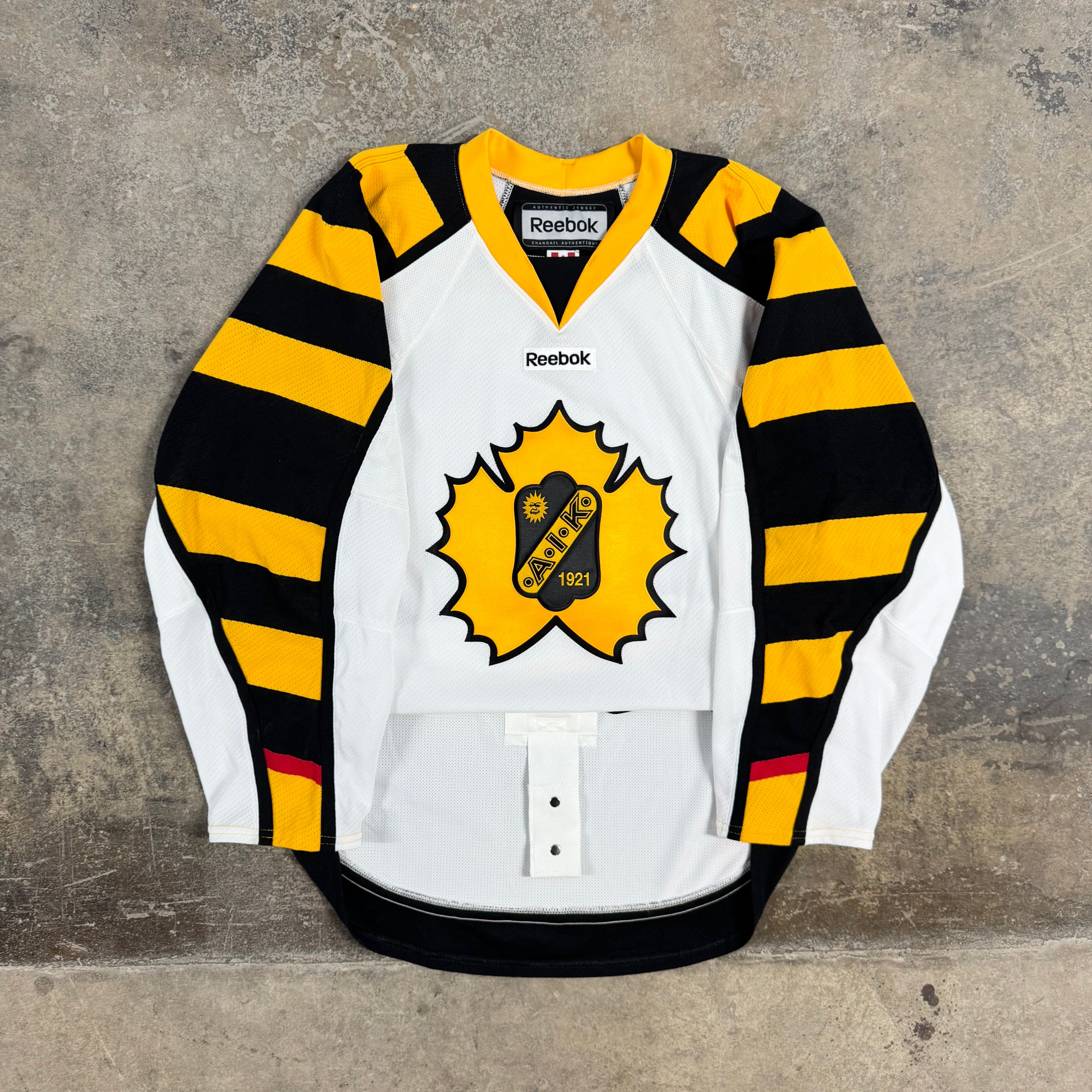 AIK Stockholm Team Issued Reebok MIC Hockey Jersey Size 56 XXL