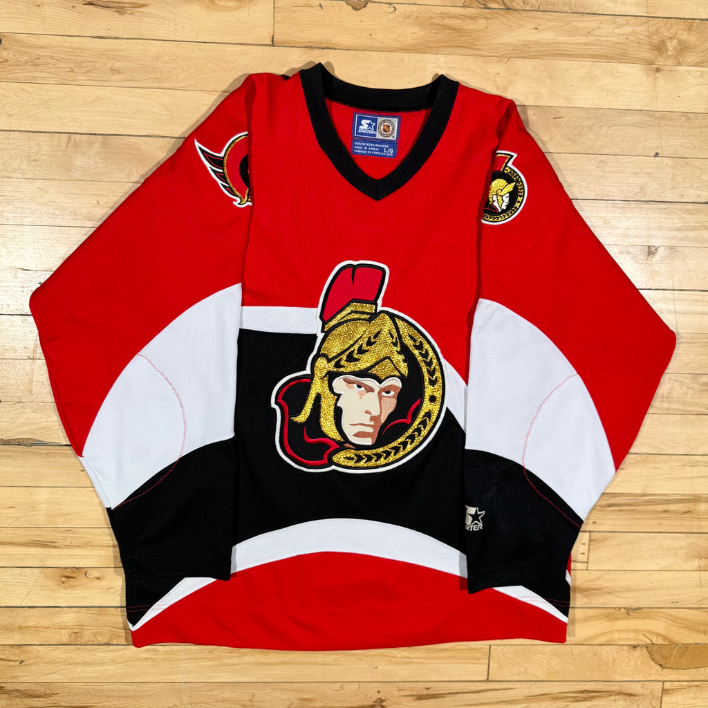 Ottawa Senators Vintage Starter NHL Hockey Jersey Size Large