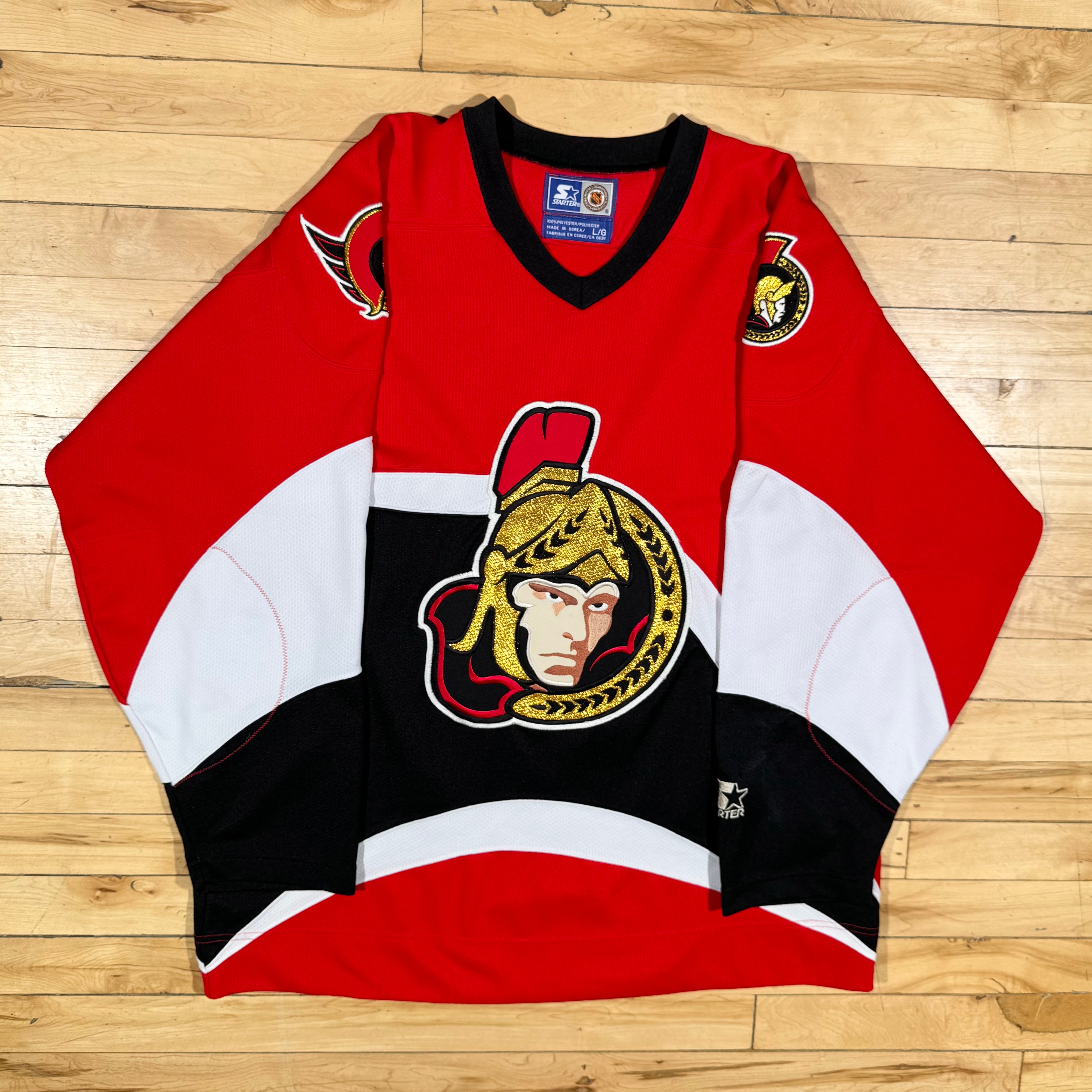Ottawa Senators Vintage Starter NHL Hockey Jersey Size Large