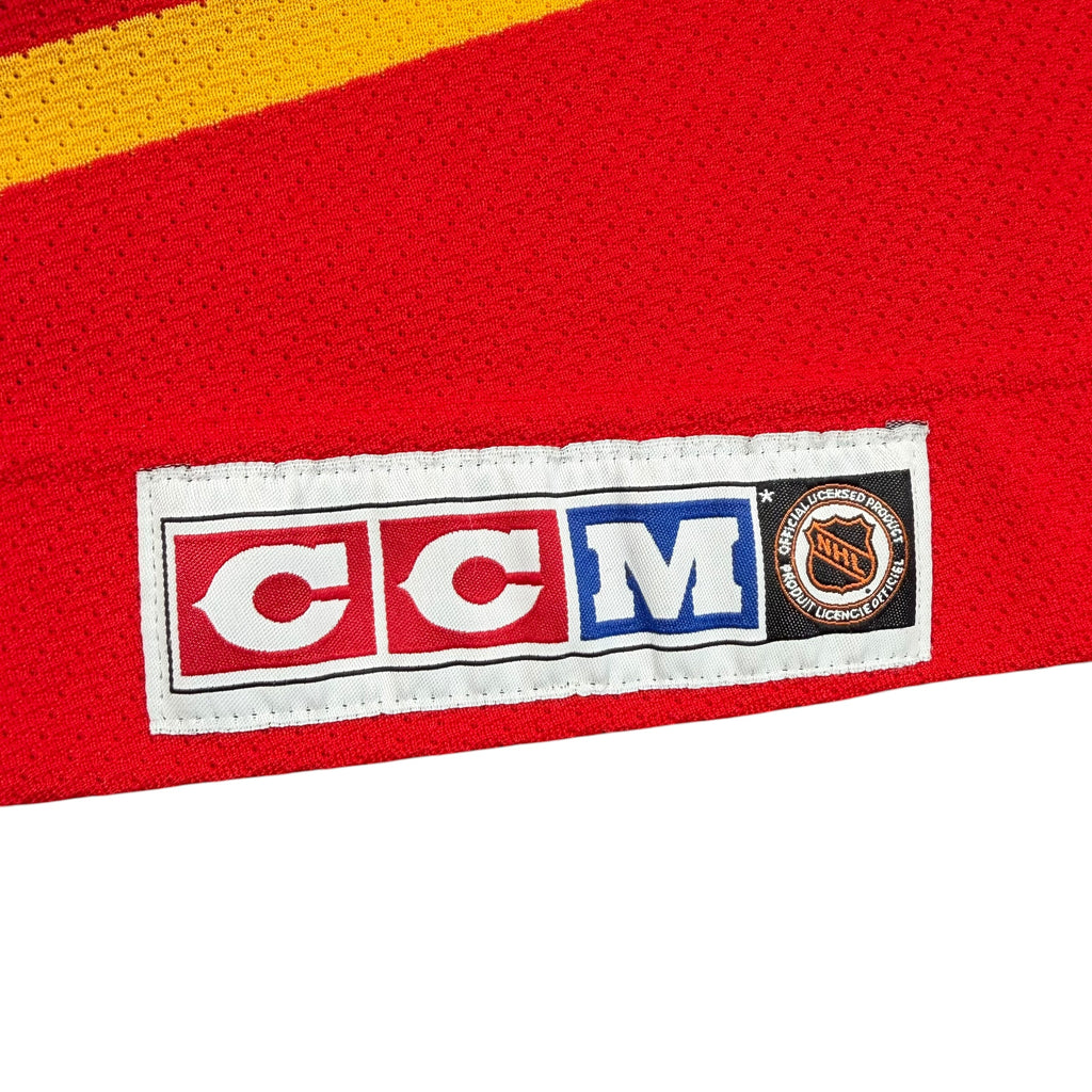 Rob Niedermayer Calgary Flames Vintage Blasty CCM NHL Jersey - Medium