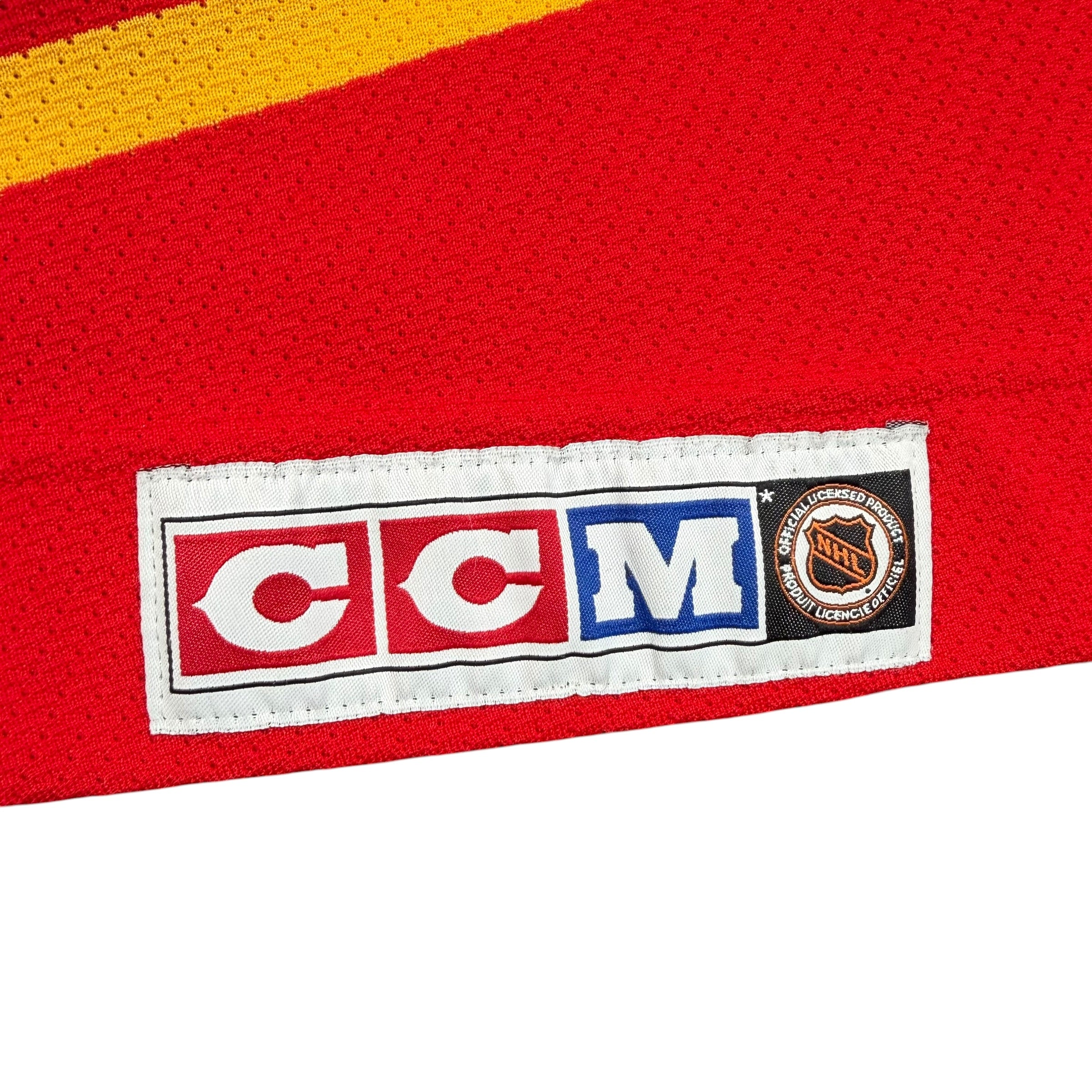 Rob Niedermayer Calgary Flames Vintage Blasty CCM NHL Jersey - Medium