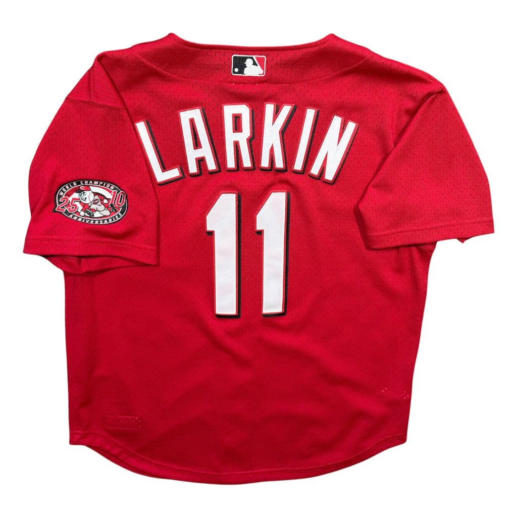 Barry Larkin Cincinnati Reds Mitchell & Ness MLB Jersey -44/Large