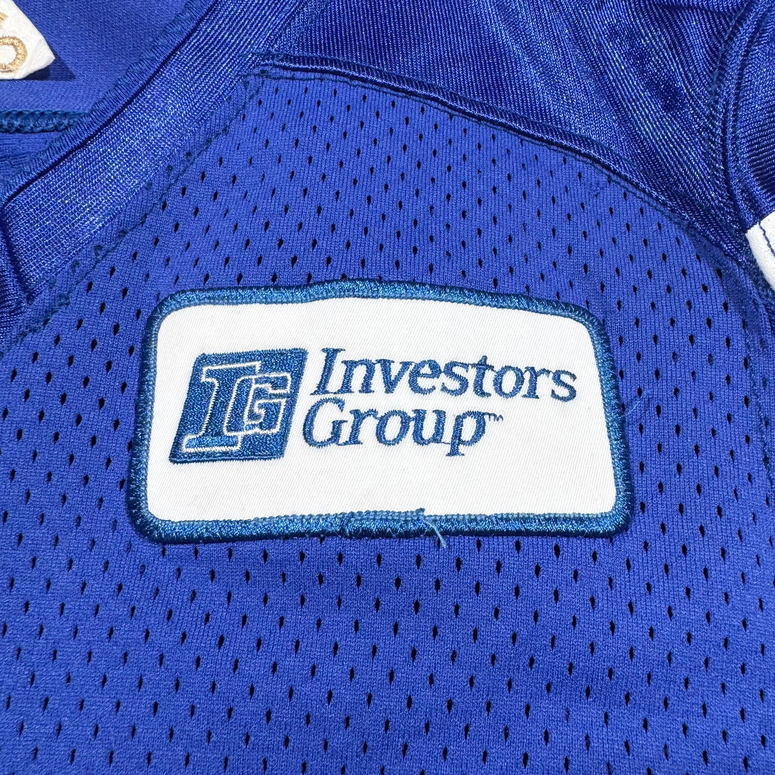 Alex McCalister Winnipeg Blue Bombers 2018 Game Worn Adidas CFL Jersey Size 44