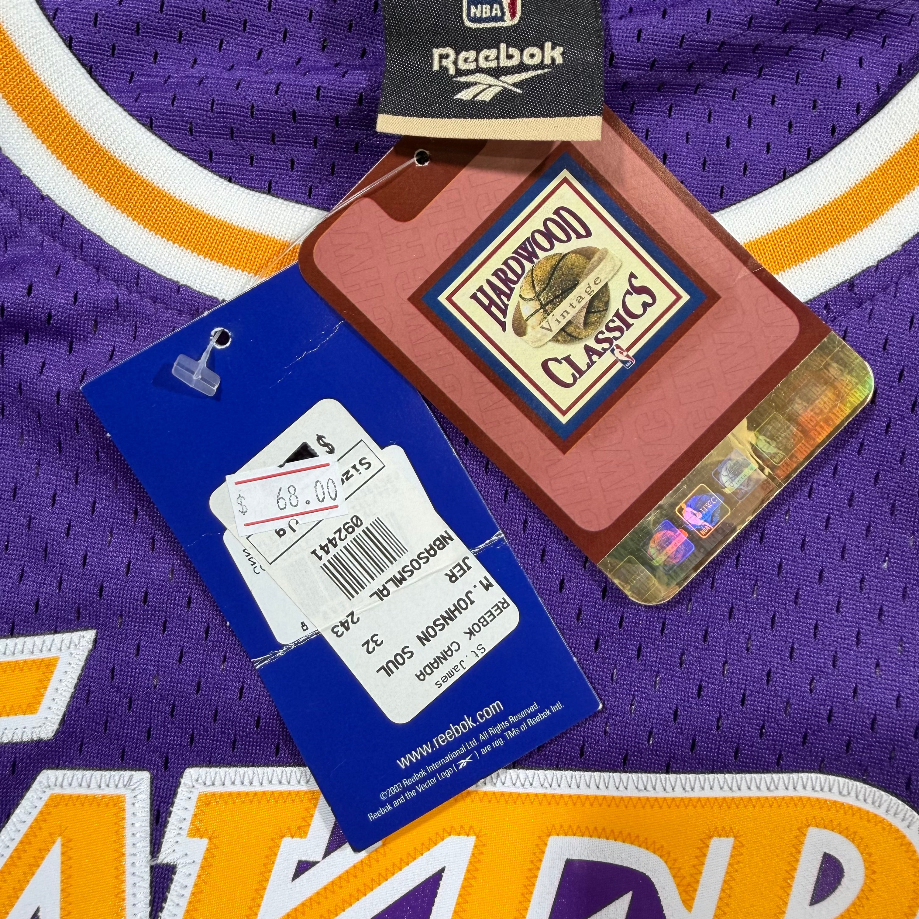 Magic Johnson Los Angeles Lakers Vintage Reebok NBA Jersey - XXL