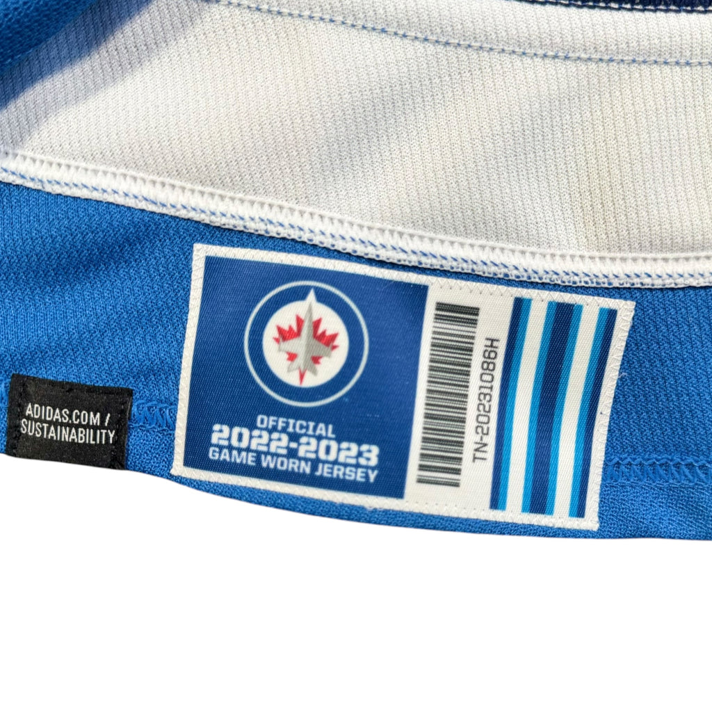 Mark Liwiski Winnipeg Jets 2022/23 Game Worn/Issued NHL Adidas Jersey