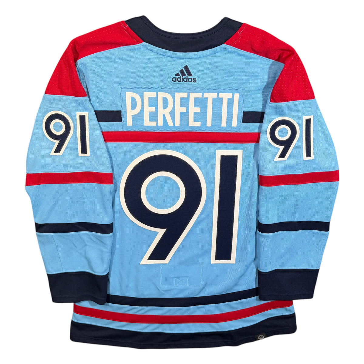Cole Perfetti Winnipeg Jets RCAF Adidas NHL Jersey - 50/Medium