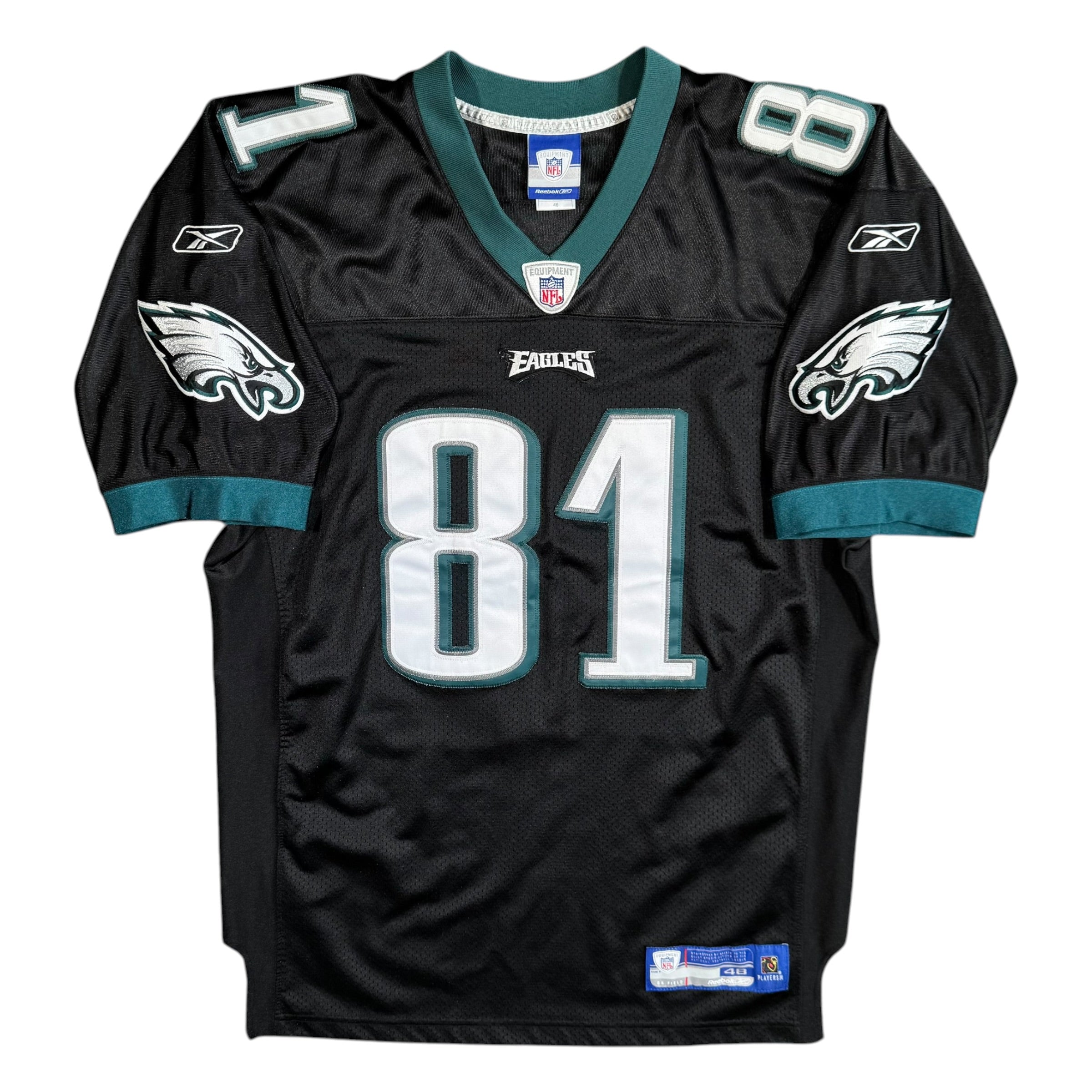 Terrell Owens Philadelphia Eagles Vintage Reebok NFL Authentic Jersey Size 48 Large