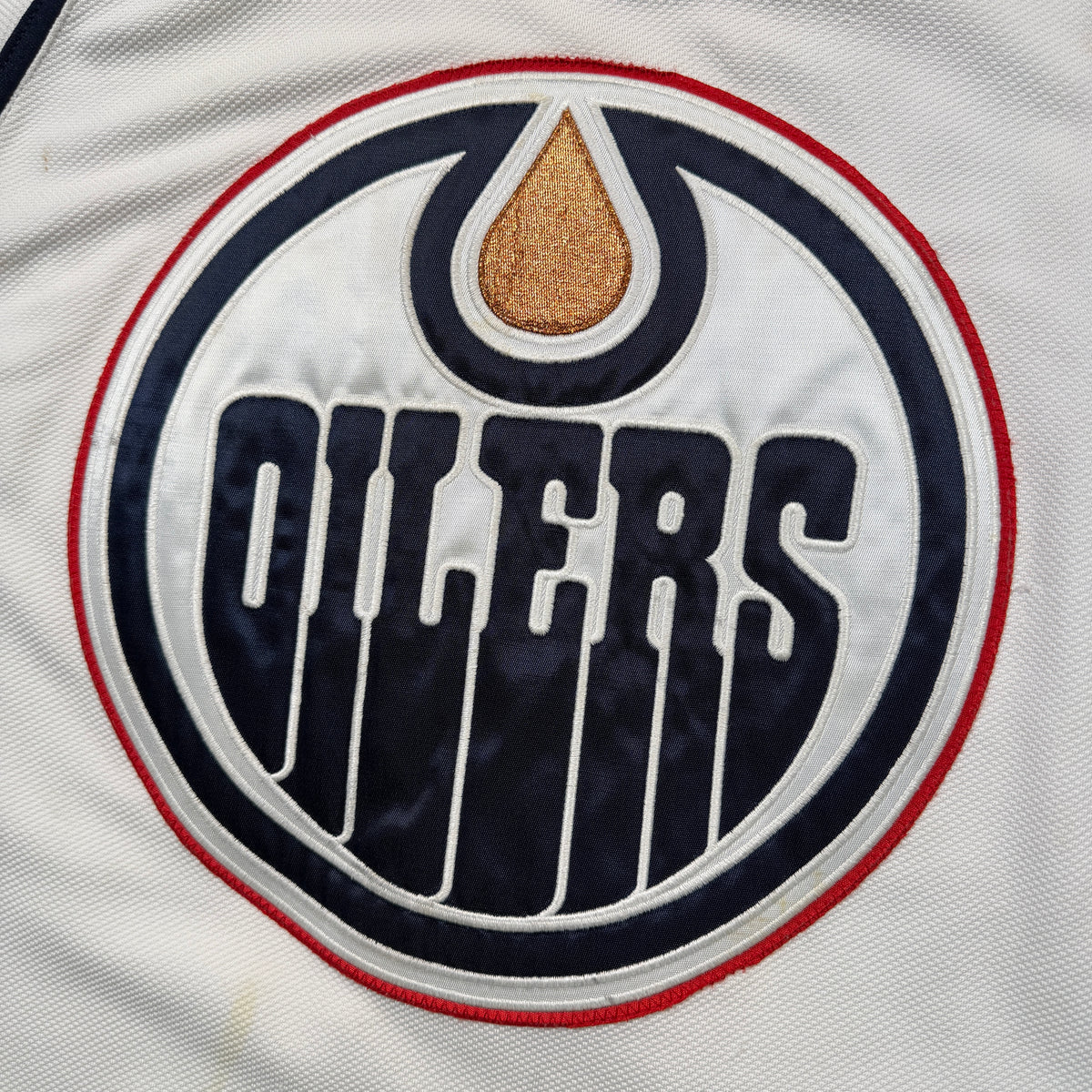 Bryan Pitton Edmonton Oilers Game Worn 2010/11 Reebok NHL Jersey - 58G