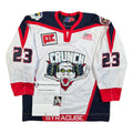 Martin Paroulek Syracuse Crunch Game Worn 2001/02 AHL SP Jersey COA