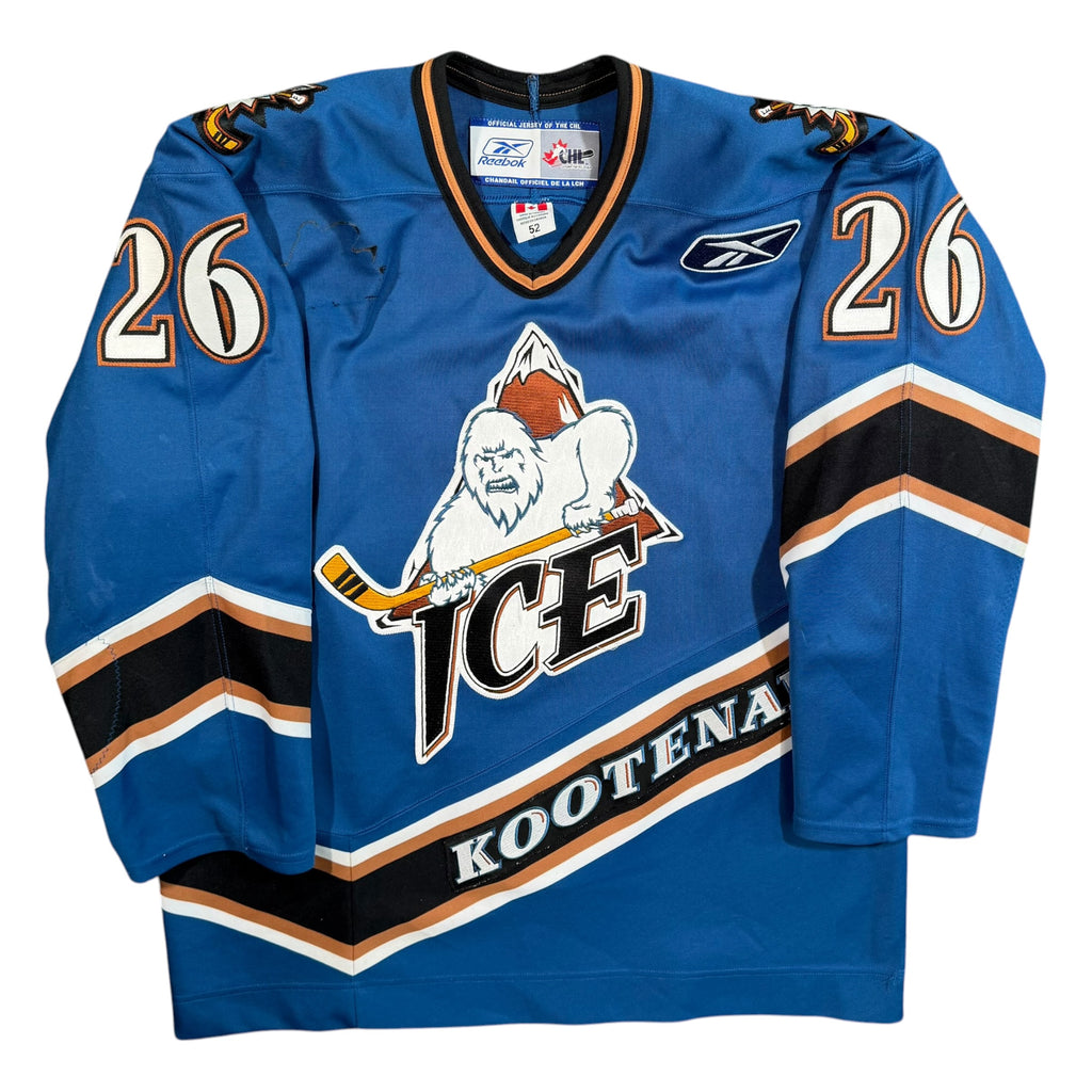 Dustin Sylvester Kootenay Ice 2006/07 Game Worn Reebok WHL Jersey