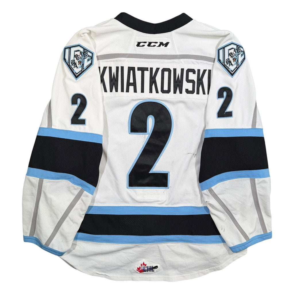 Brenden Kwiatkowski Kootenay Ice 2018/19 Game Worn WHL CCM Jersey - 56
