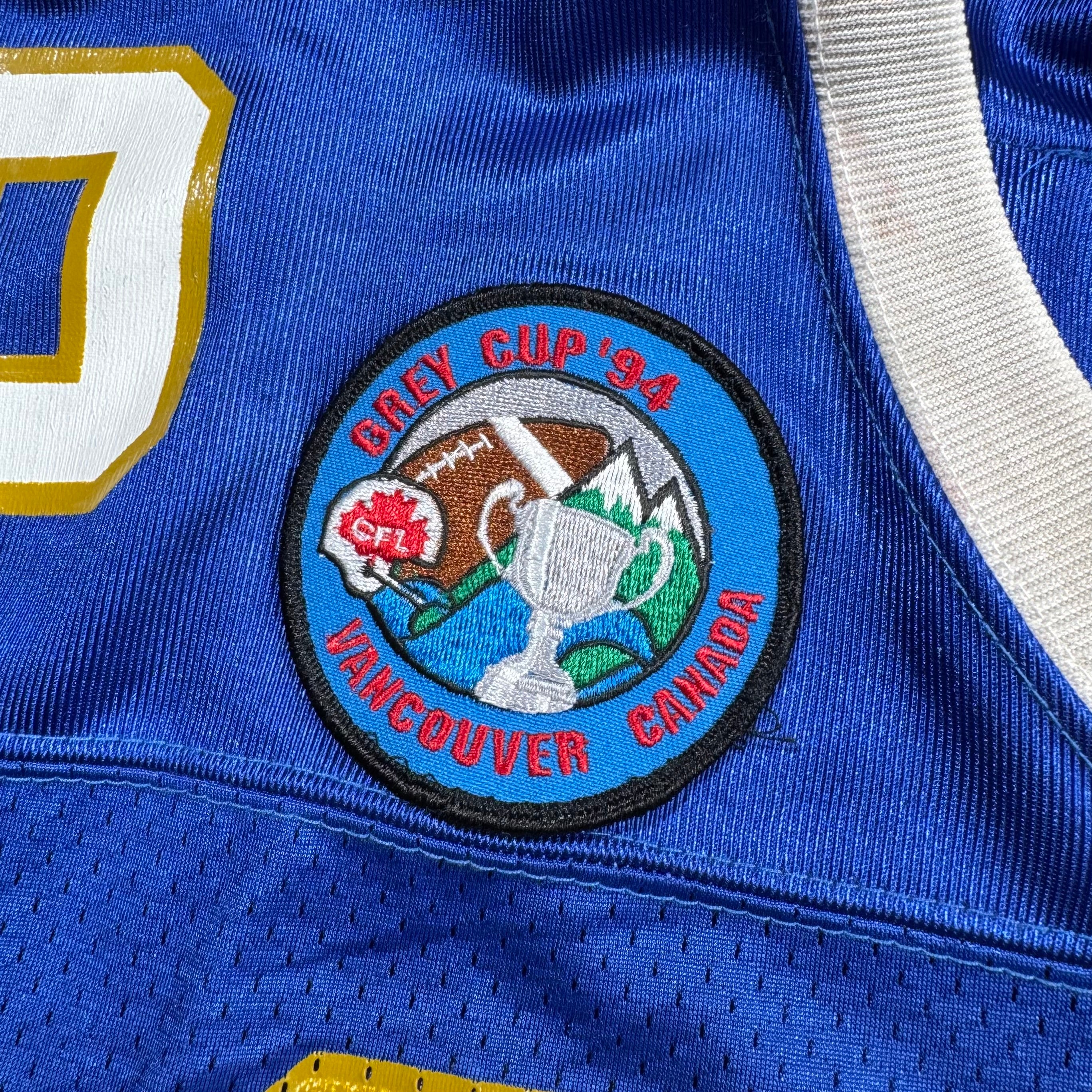 Lawrence Hatch Winnipeg Blue Bombers 1993 Game Worn Starter Jersey