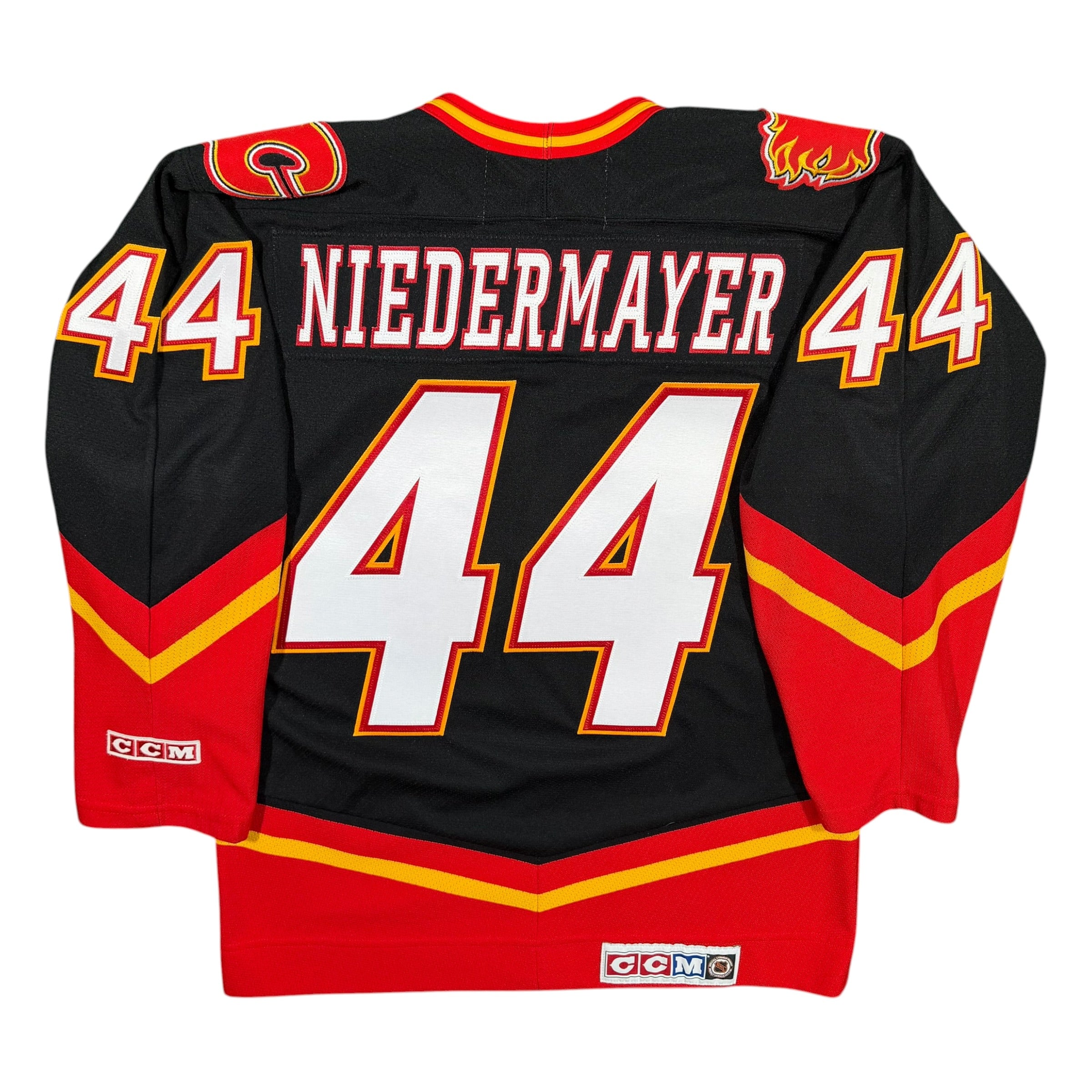Rob Niedermayer Calgary Flames Vintage Blasty CCM NHL Jersey - Medium