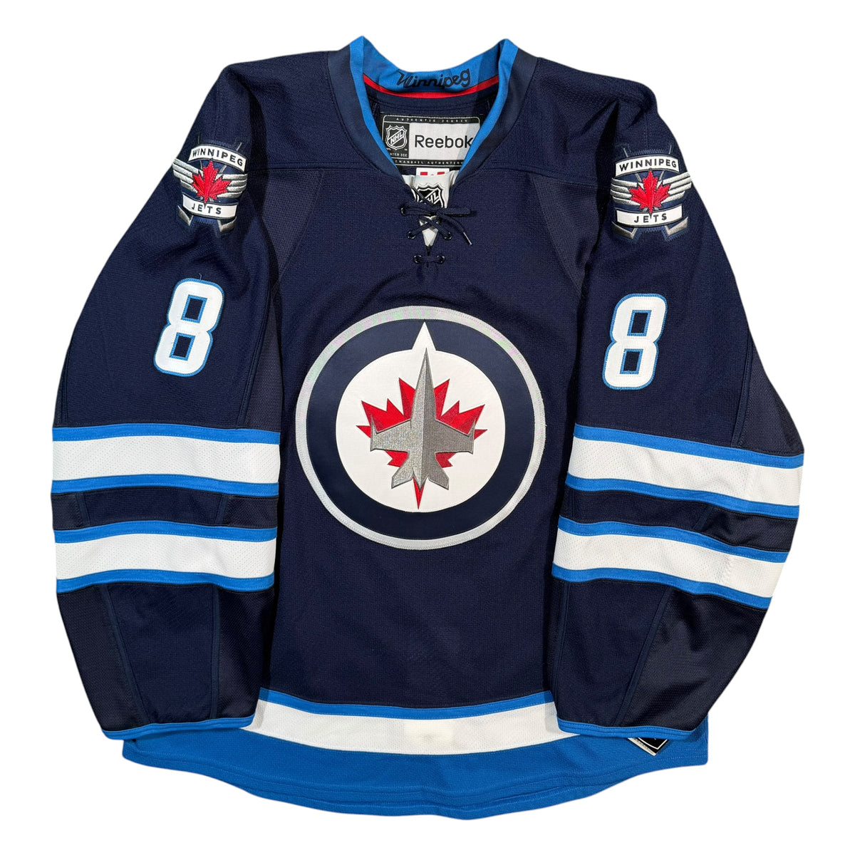 Jacob Trouba Winnipeg Jets MIC Reebok Authentic NHL Jersey - 54/XL