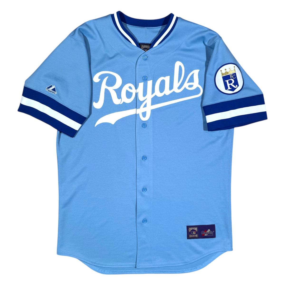 Kansas City Royals Vintage Majestic Cooperstown MLB Baseball Jersey Size Large