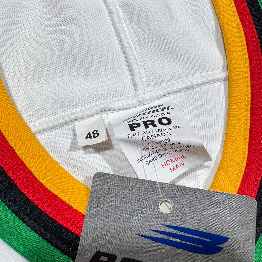 San Antonio Dragons Vintage Bauer MIC IHL Hockey Jersey Size 48 NEW