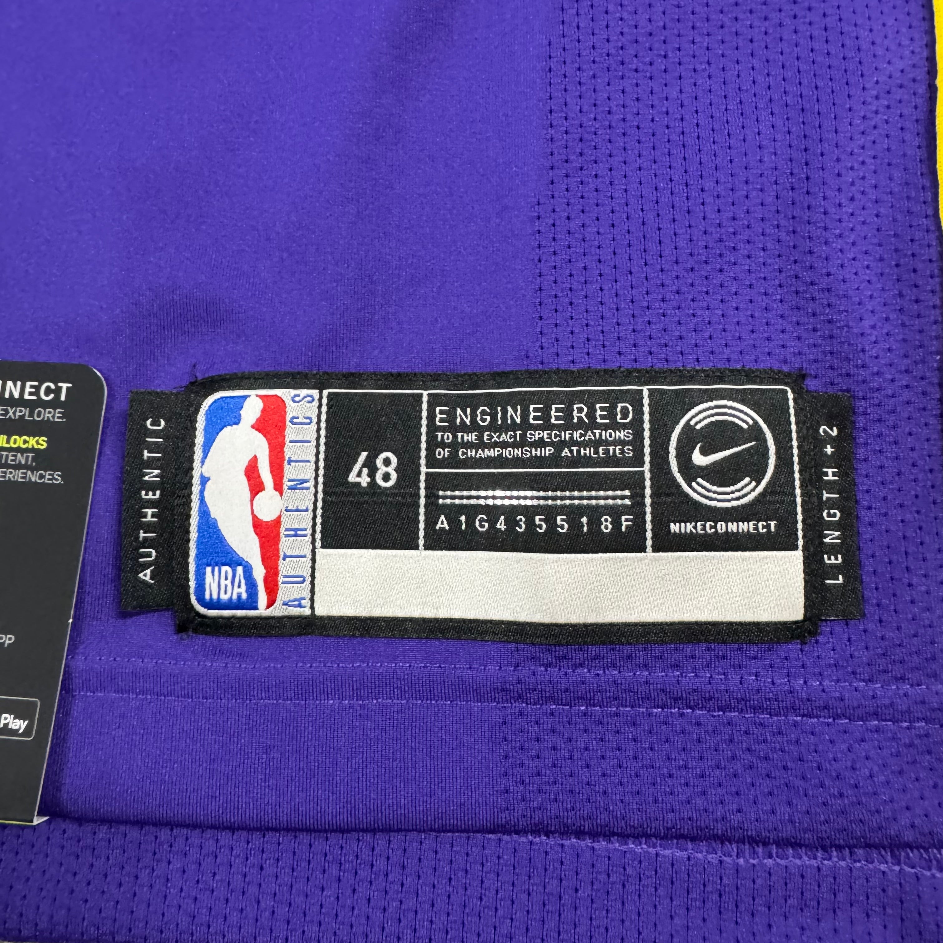 Lebron James Los Angeles Lakers Authentic Nike NBA Jersey Size 48 Large NEW