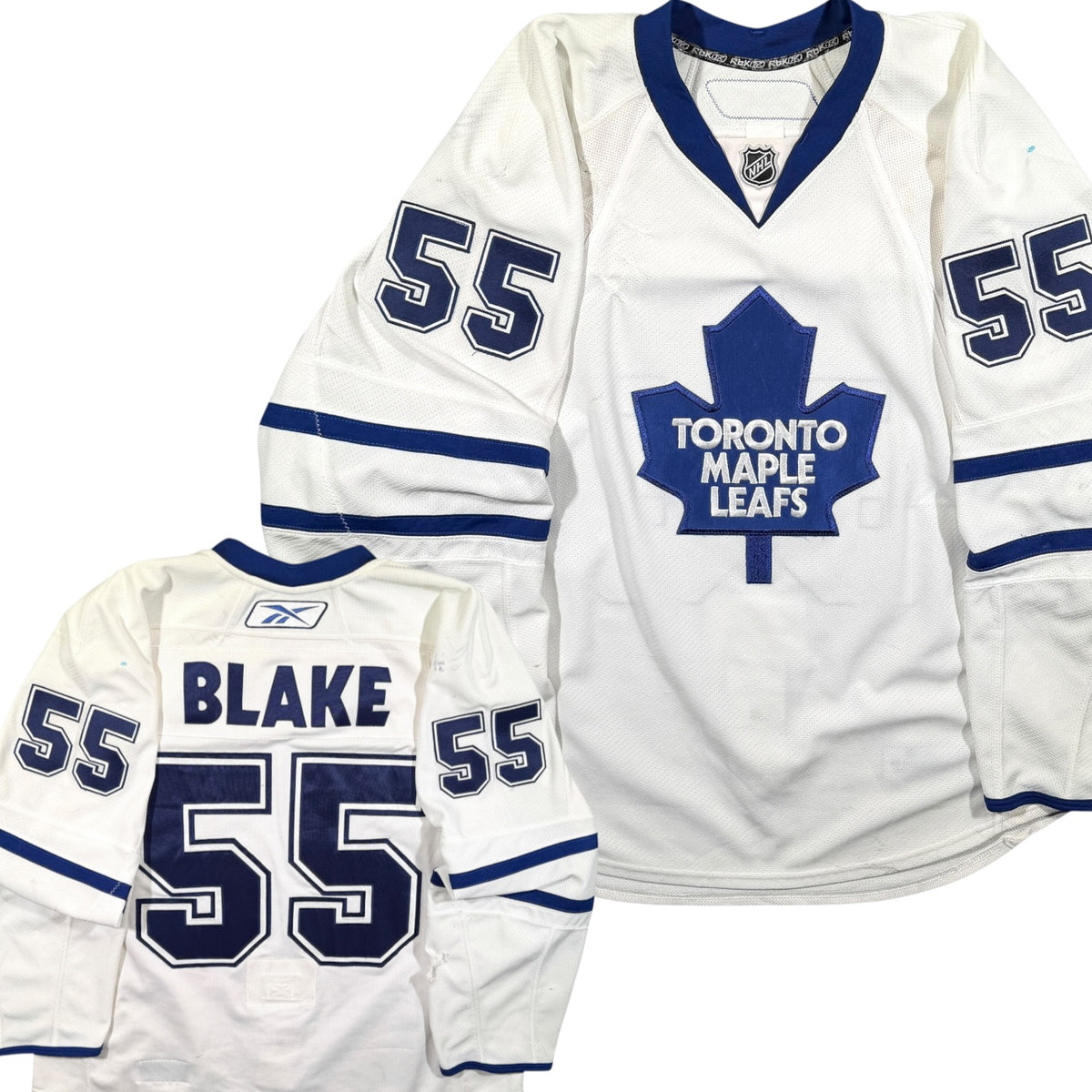 Jason Blake Toronto Maple Leafs 2008/09 Game Worn Reebok NHL Jersey