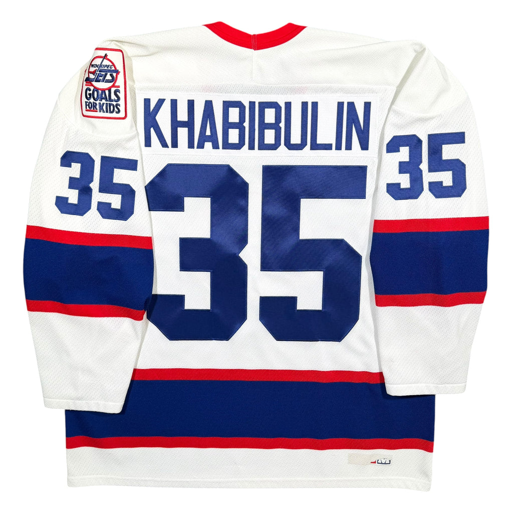 Nikolai Khabibulin Winnipeg Jets Vintage CCM NHL Jersey - Large