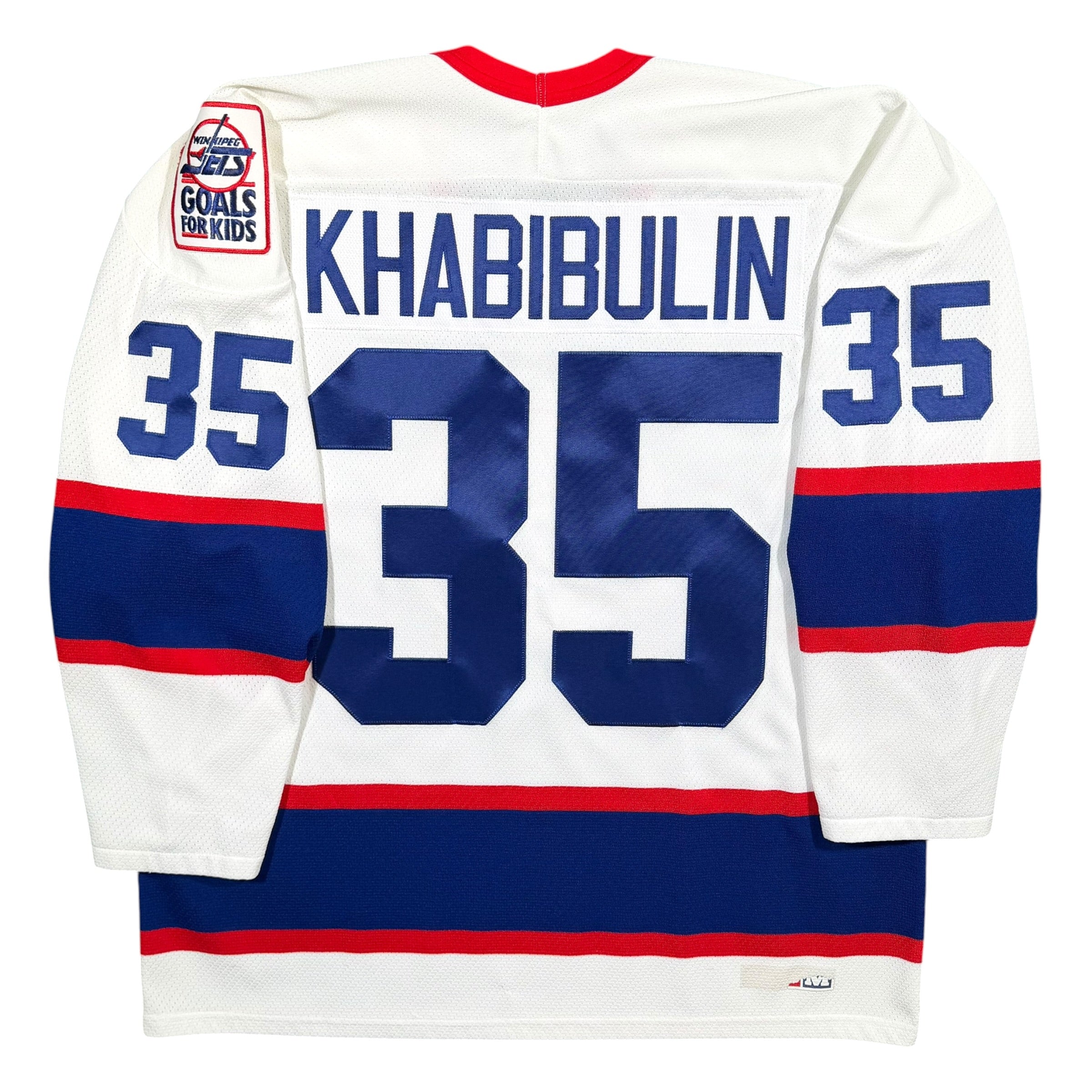 Nikolai Khabibulin Winnipeg Jets Vintage CCM NHL Jersey - Large