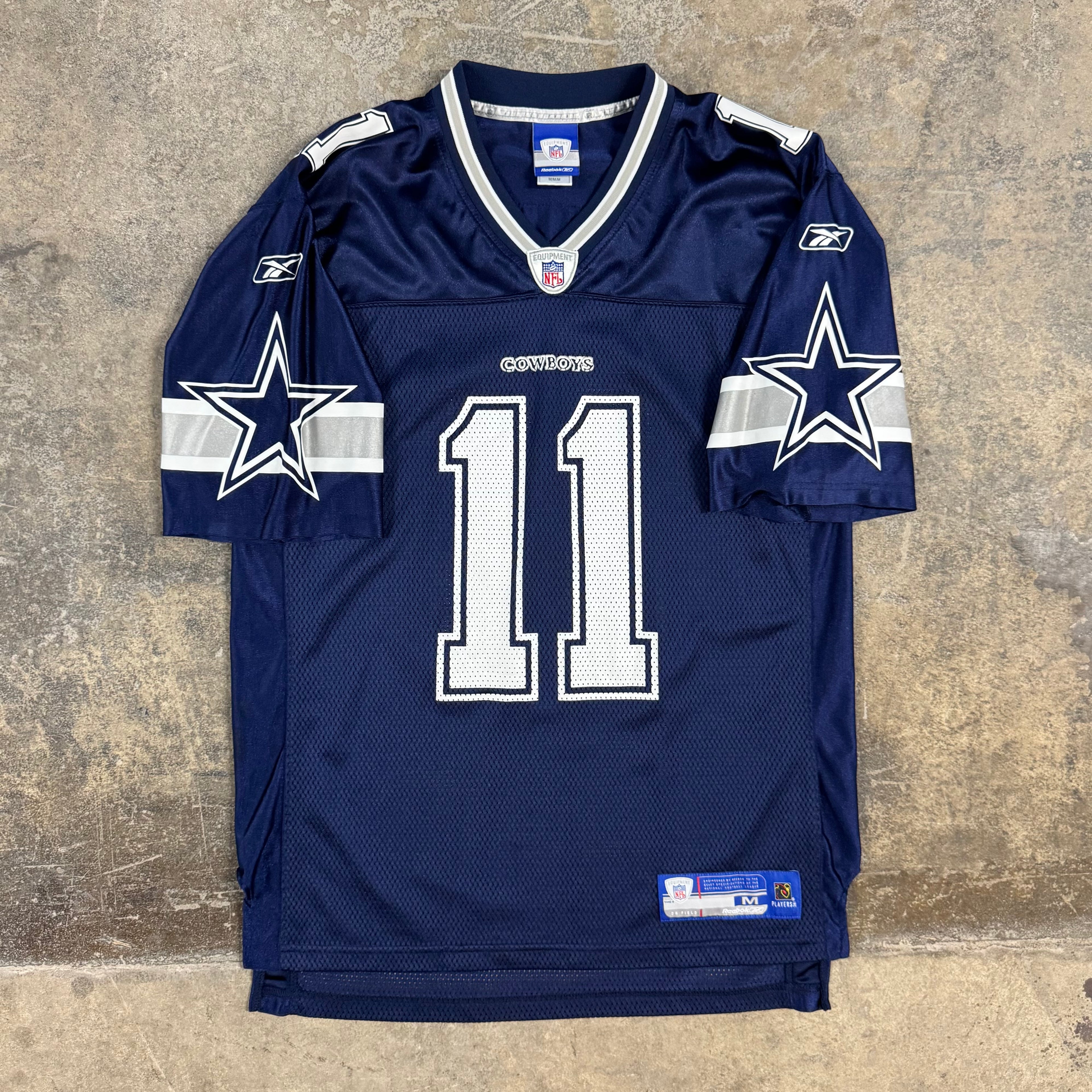 Drew Bledsoe Dallas Cowboys Vintage Reebok NFL Football Jersey Size Medium