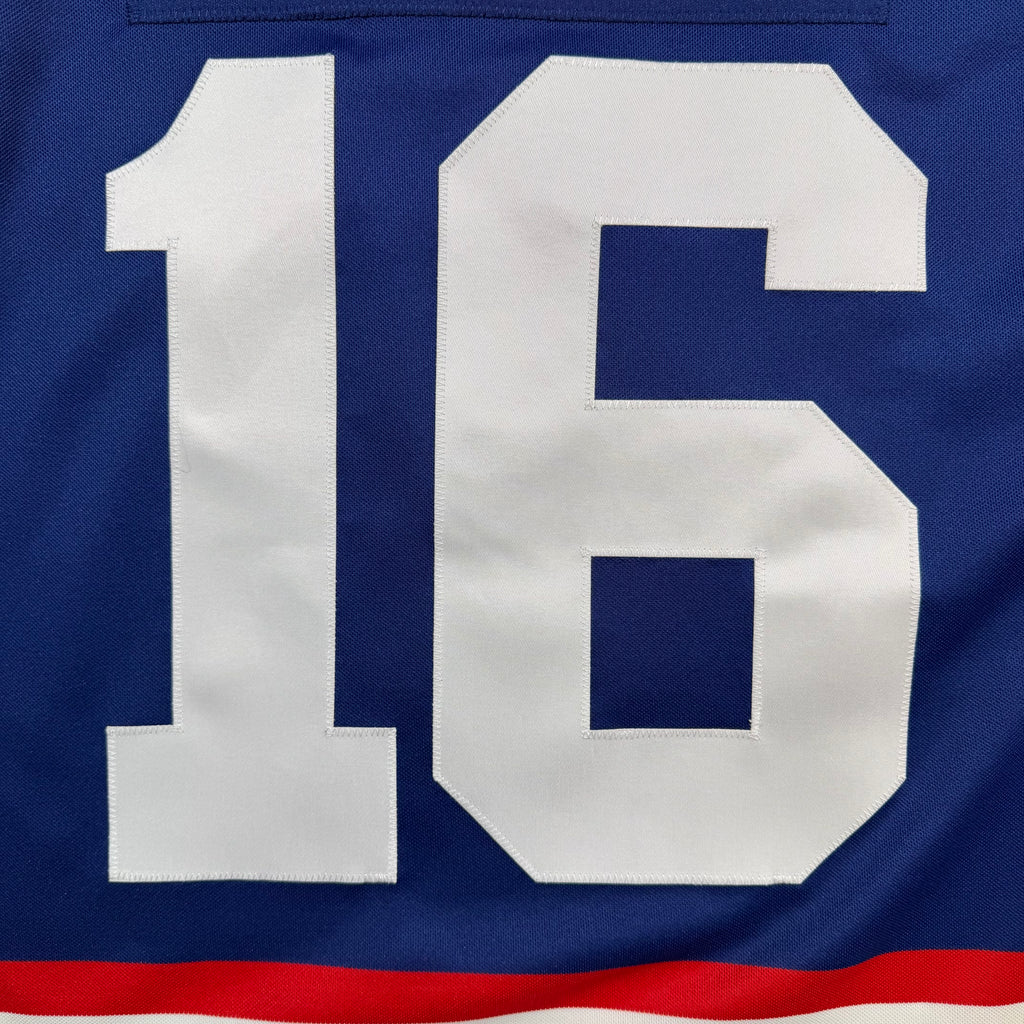 Ed Olczyk Winnipeg Jets Vintage CCM NHL Jersey - Large