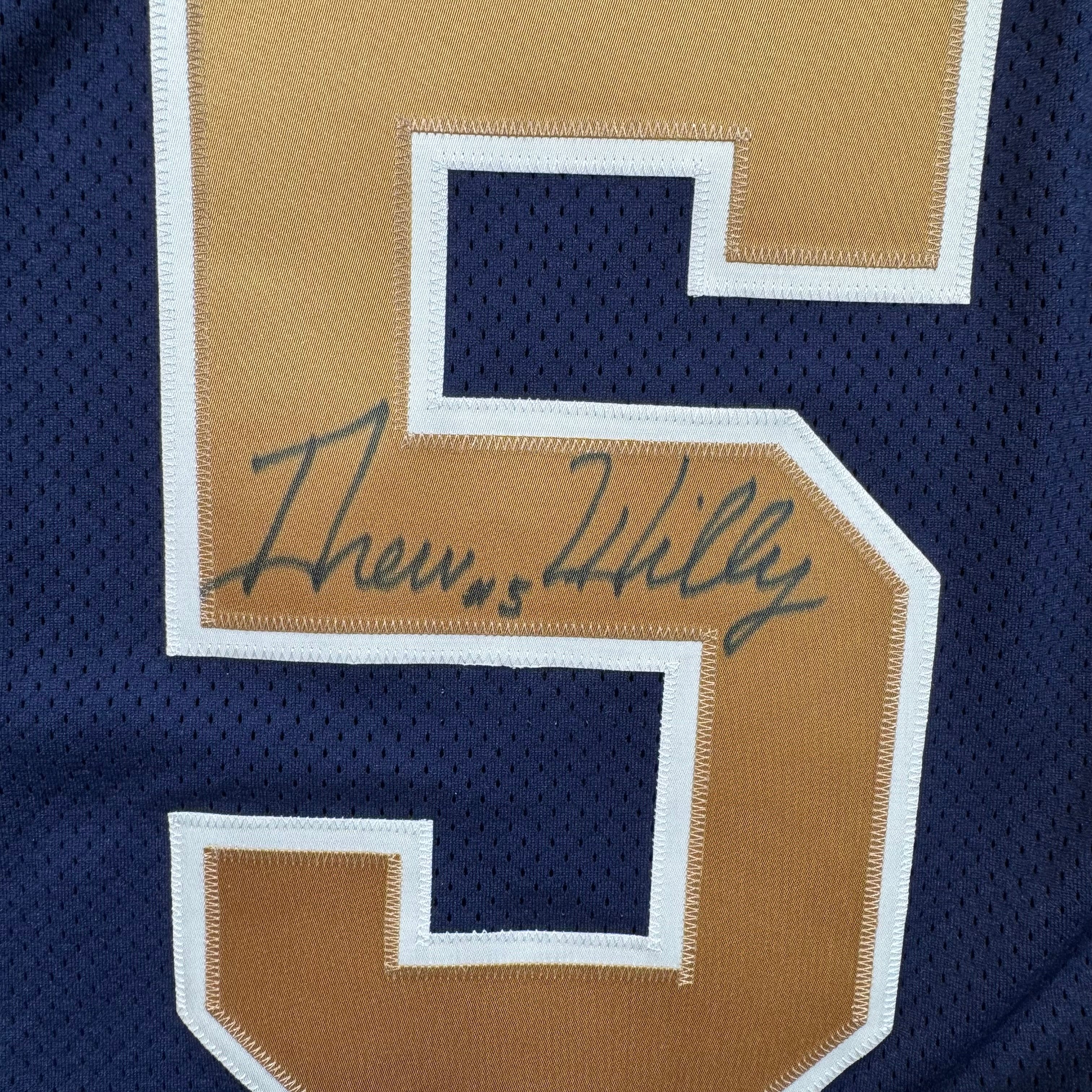 Drew Willy Winnipeg Blue Bombers Team Issued Signed Reebok CFL Jersey