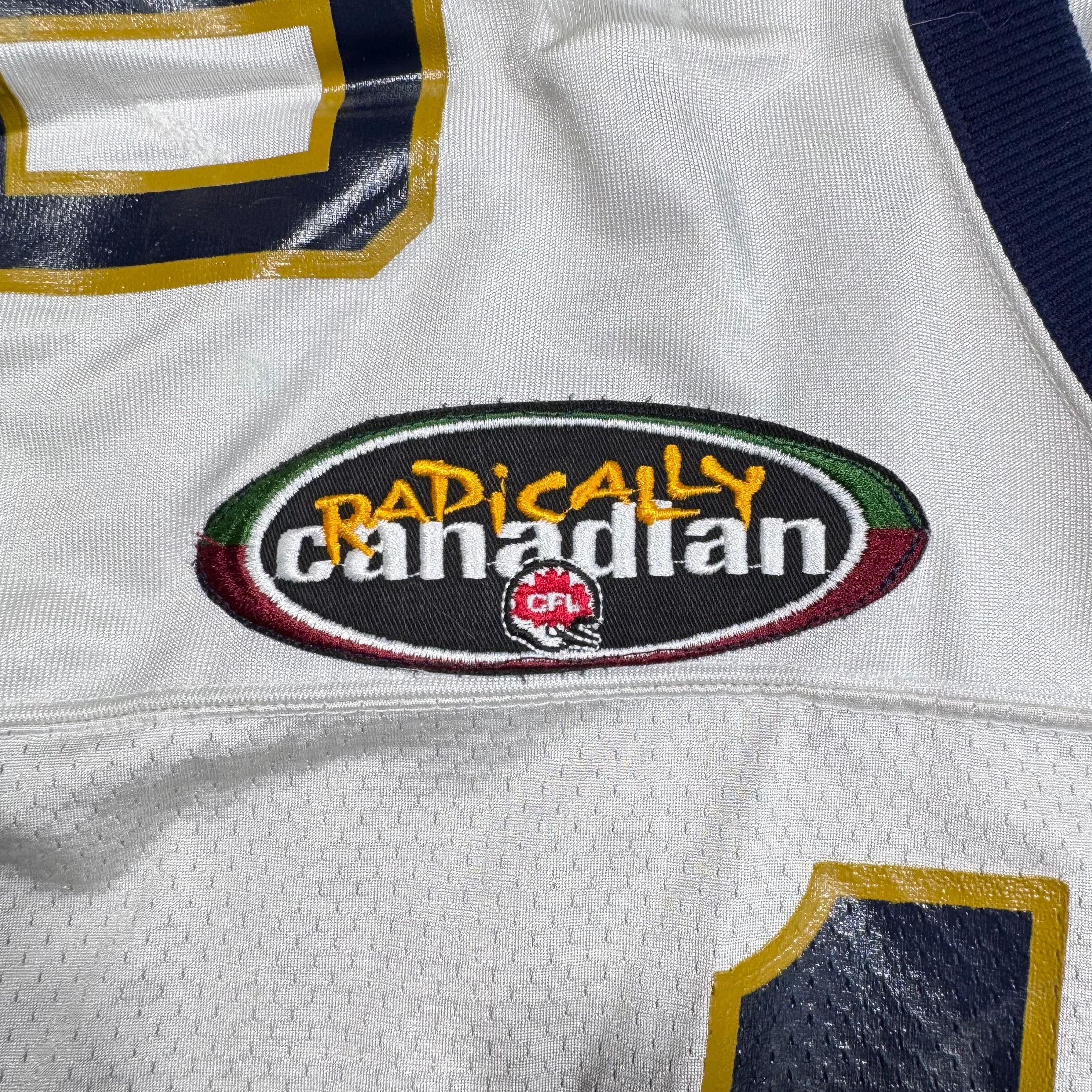 Brain Ah Yat Winnipeg Blue Bombers 1999 Game Worn Starter CFL Jersey
