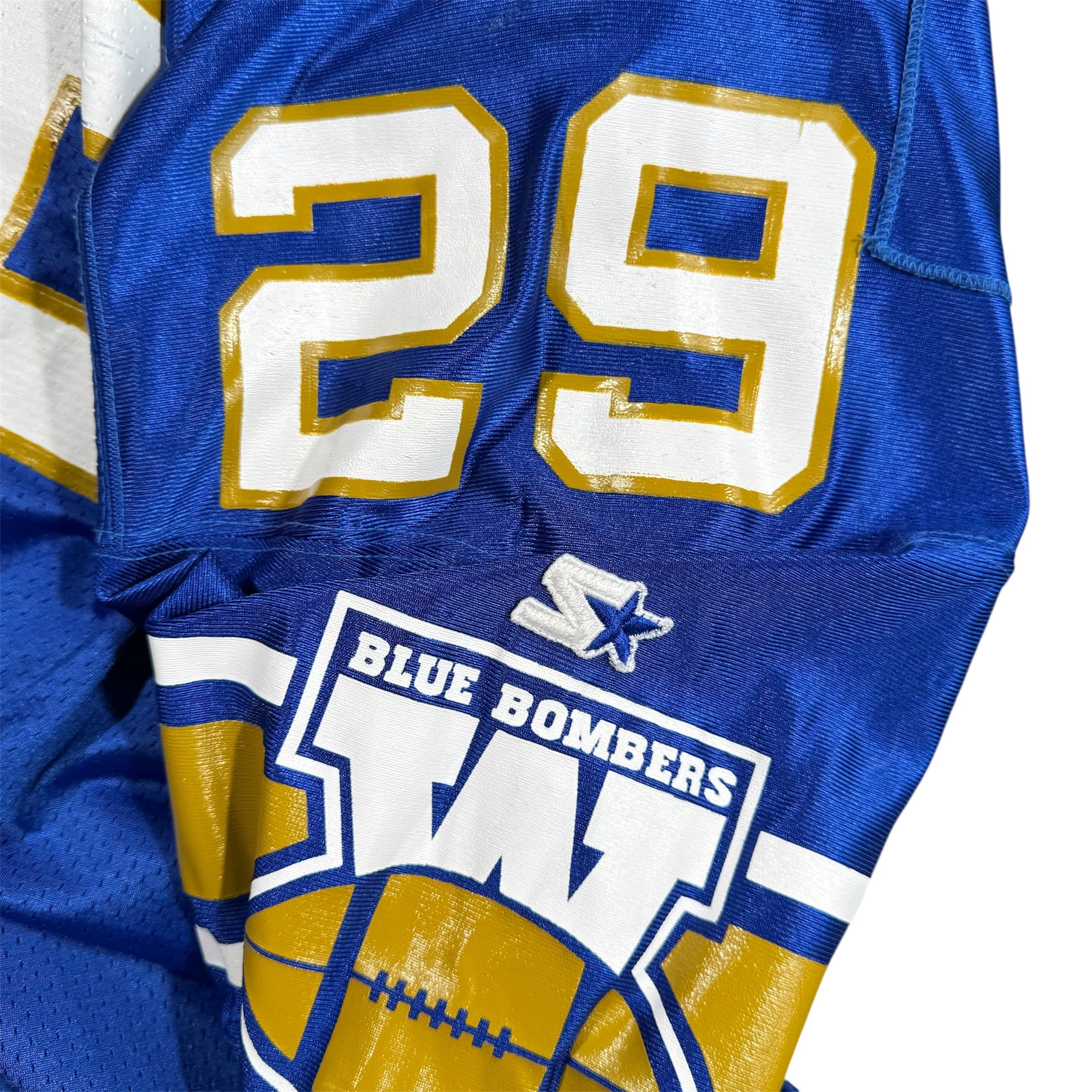 Lawrence Hatch Winnipeg Blue Bombers 1993 Game Worn Starter Jersey