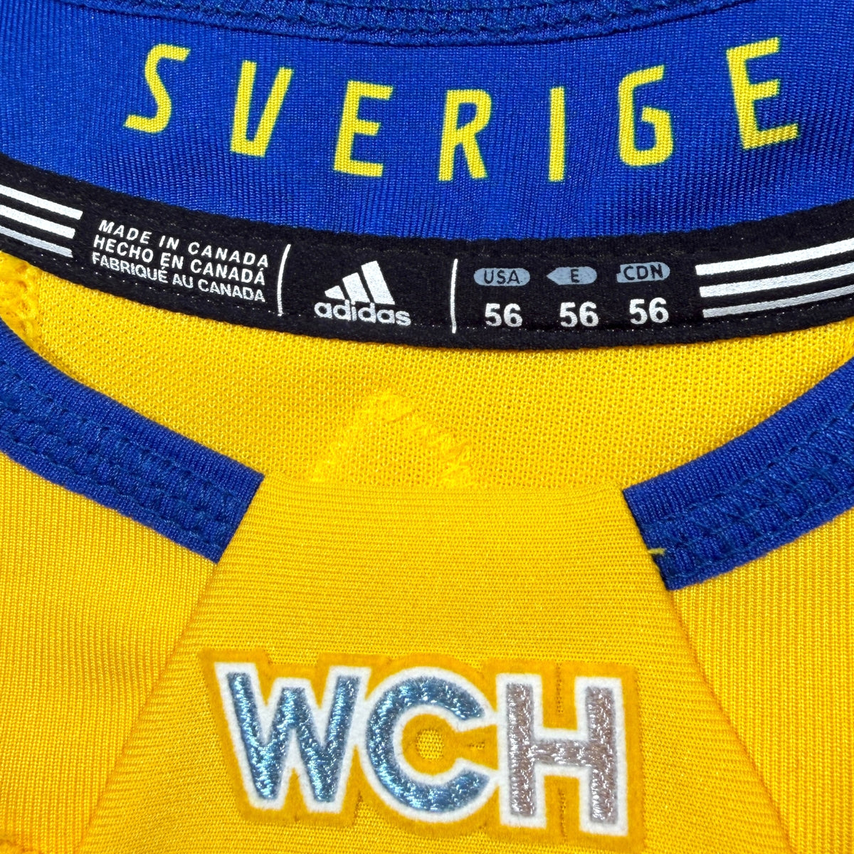 Niklas Kronwall Team Sweden 2016 WCOH Issued Authentic Adidas MIC Jersey - 56/XXL