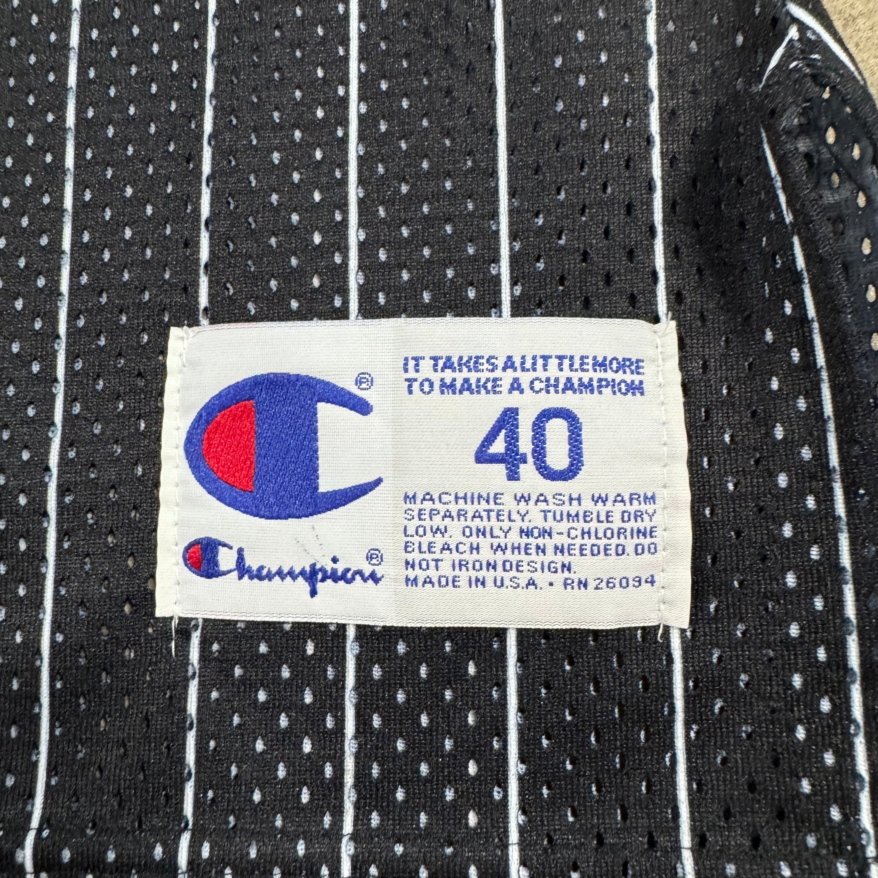 Penny Hardaway Orlando Magic Vintage Champion Authentic NBA Jersey Size 40 M