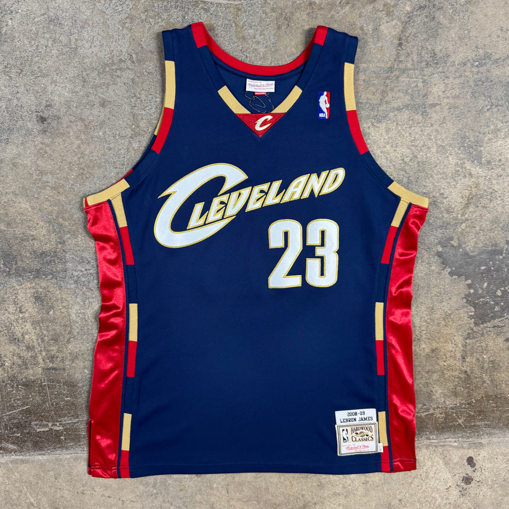 Lebron James Cleveland Cavaliers Authentic Mitchell & Ness NBA Jersey Size 48