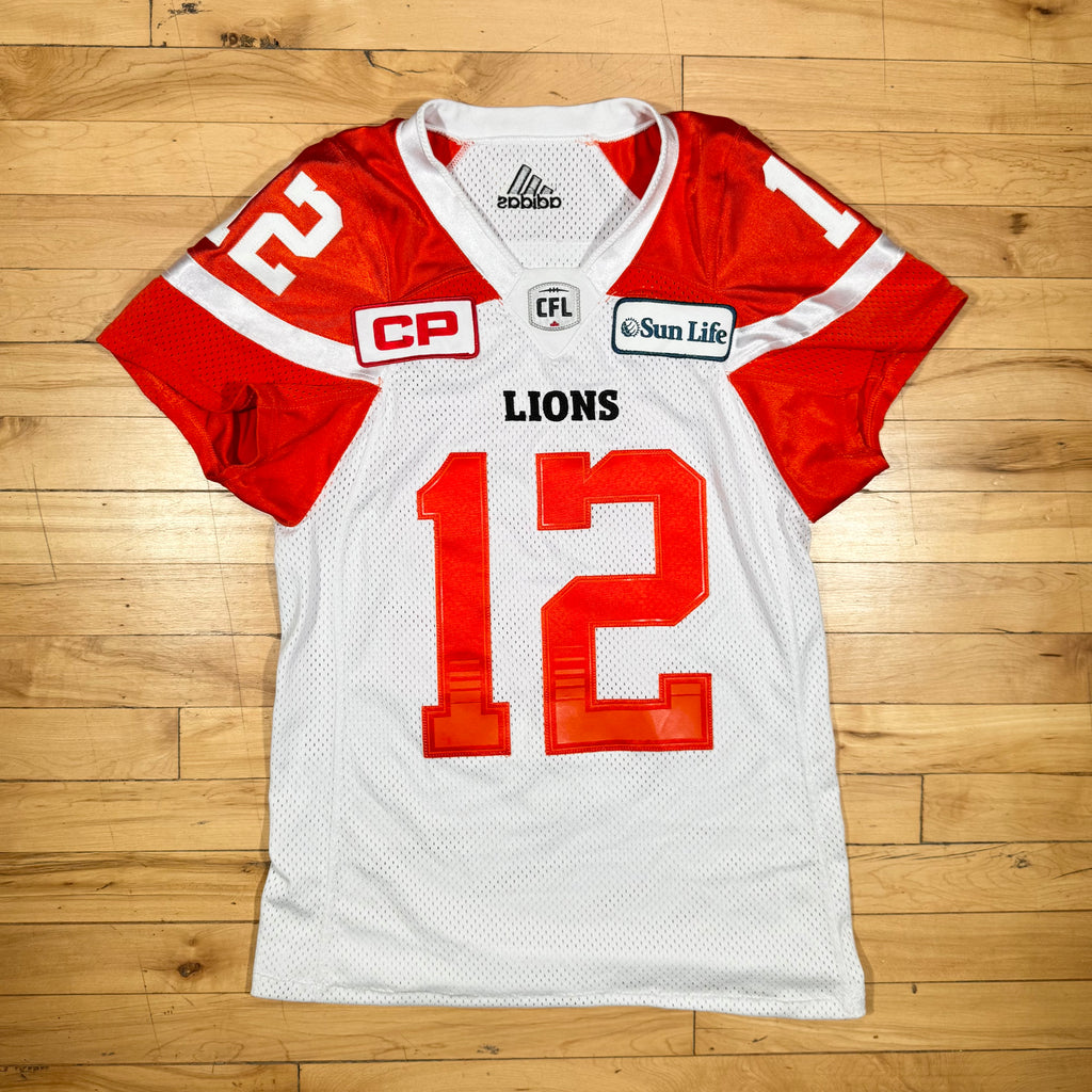 Keith Price BC Lions 2016 Game CFL Football Adidas Jersey