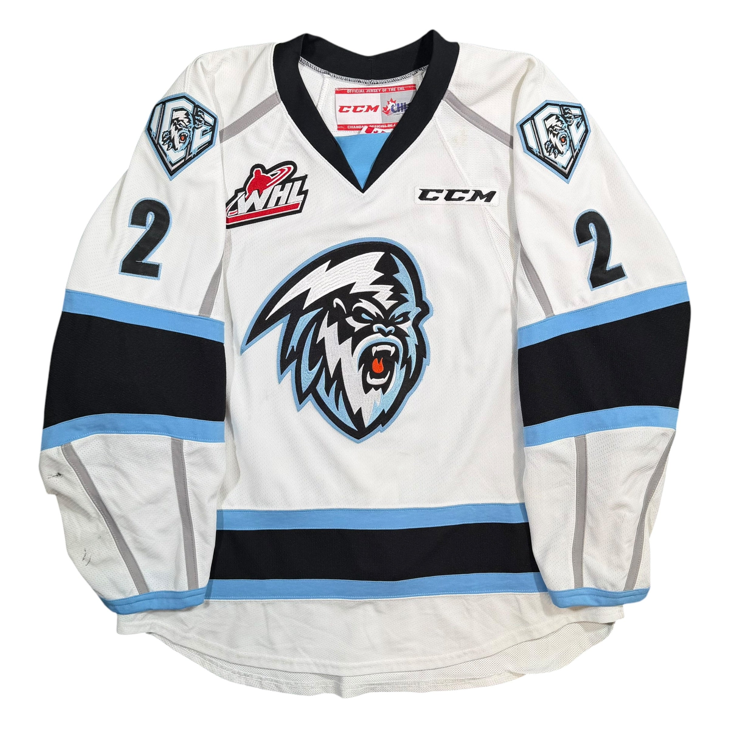 Brenden Kwiatkowski Kootenay Ice 2018/19 Game Worn WHL CCM Jersey - 56