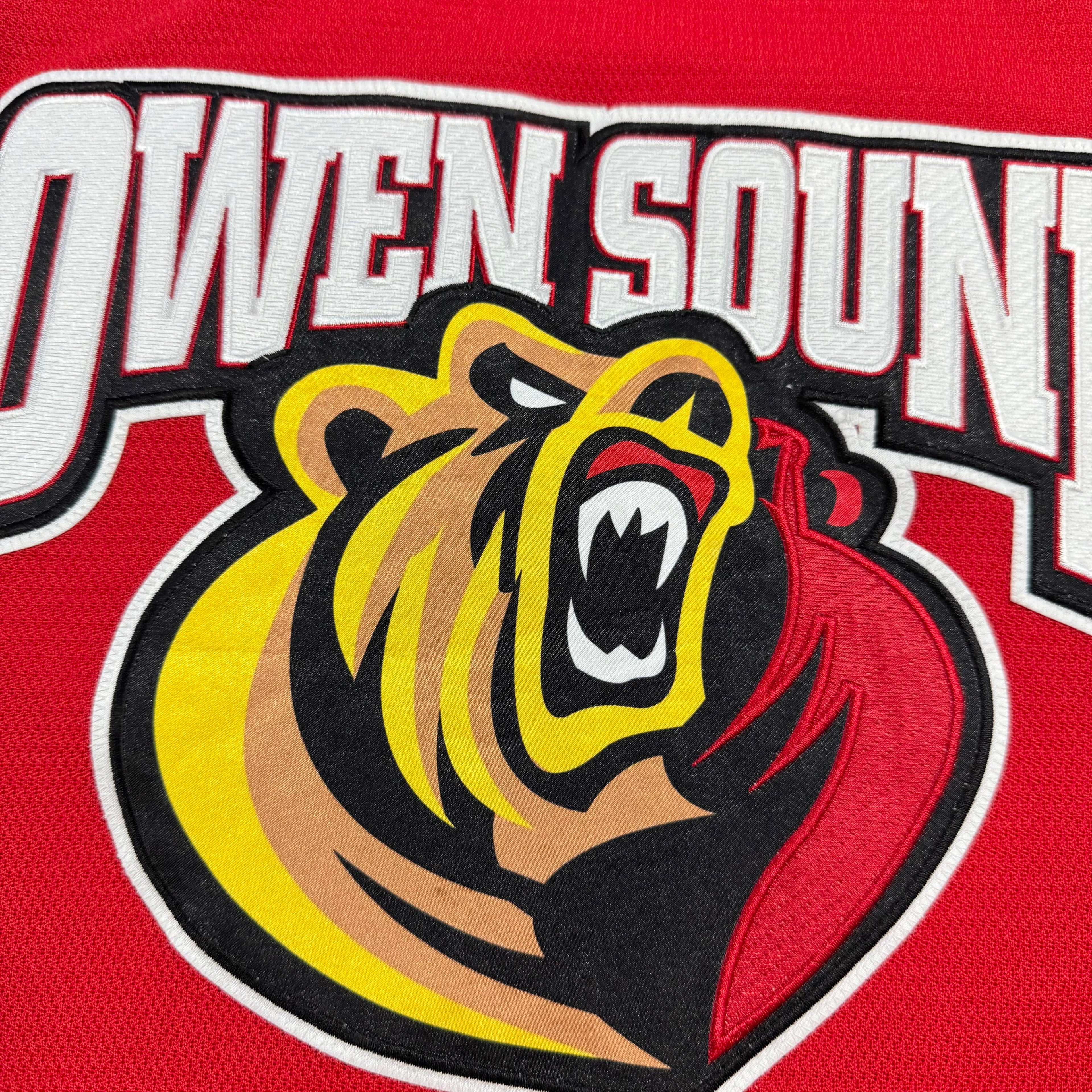 William Portokalis Owen Sound Attack 2021-22 Game Worn OHL CCM Hockey Jersey COA