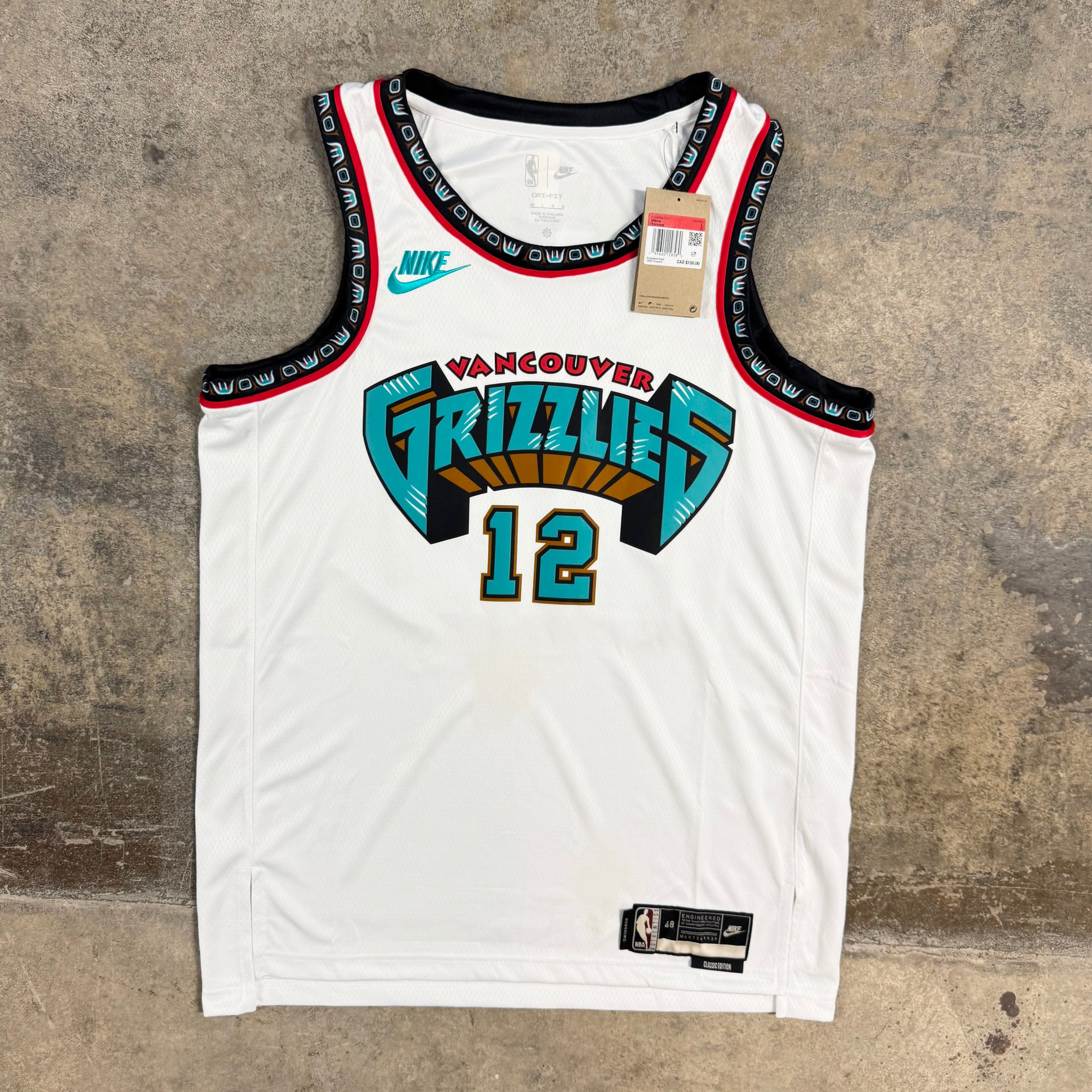 Ja Morant Memphis Grizzlies Classic Edition Nike NBA Jersey Size Large NEW