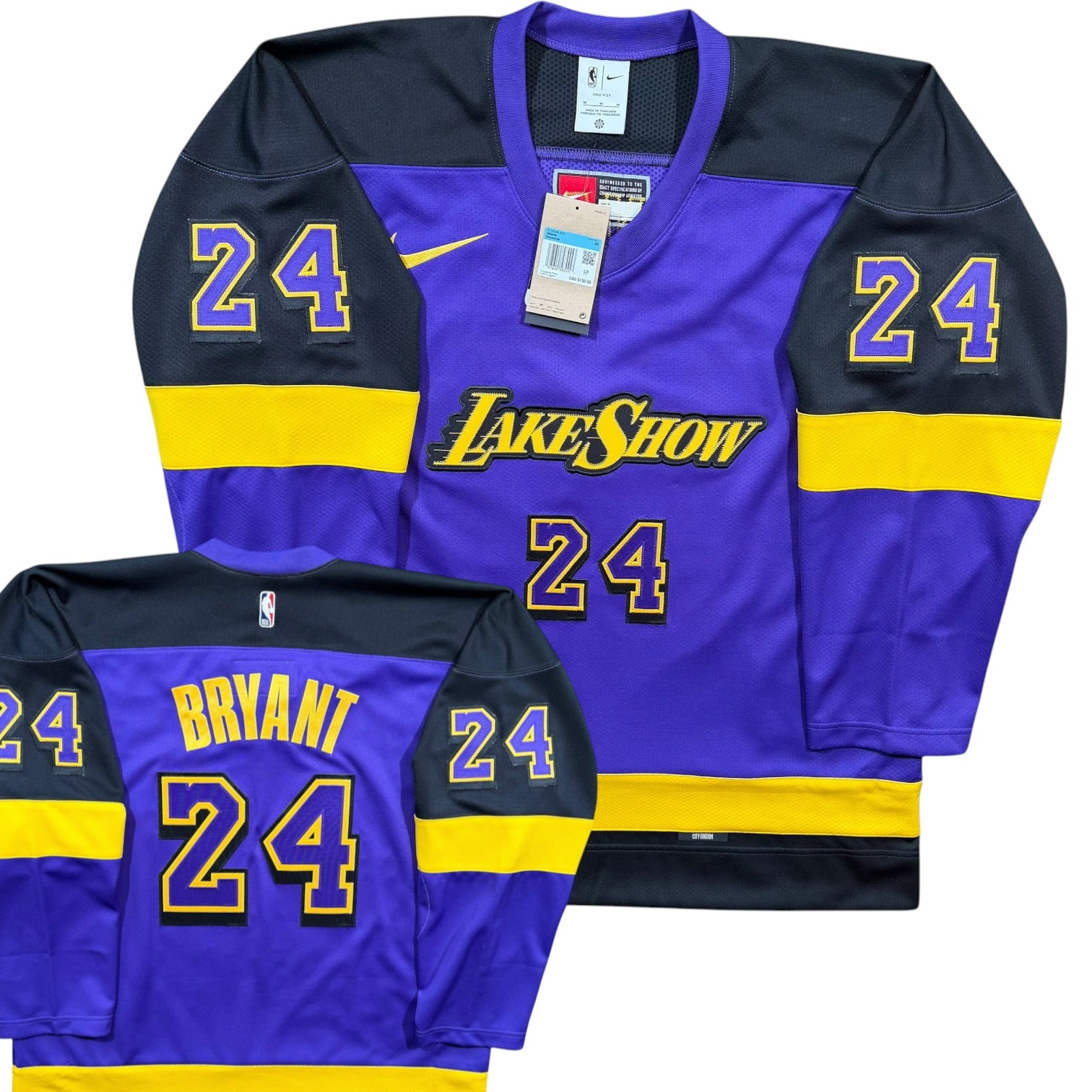 Kobe Bryant Los Angeles Lakers 2024/25 City Hockey NBA Nike Jersey - XL
