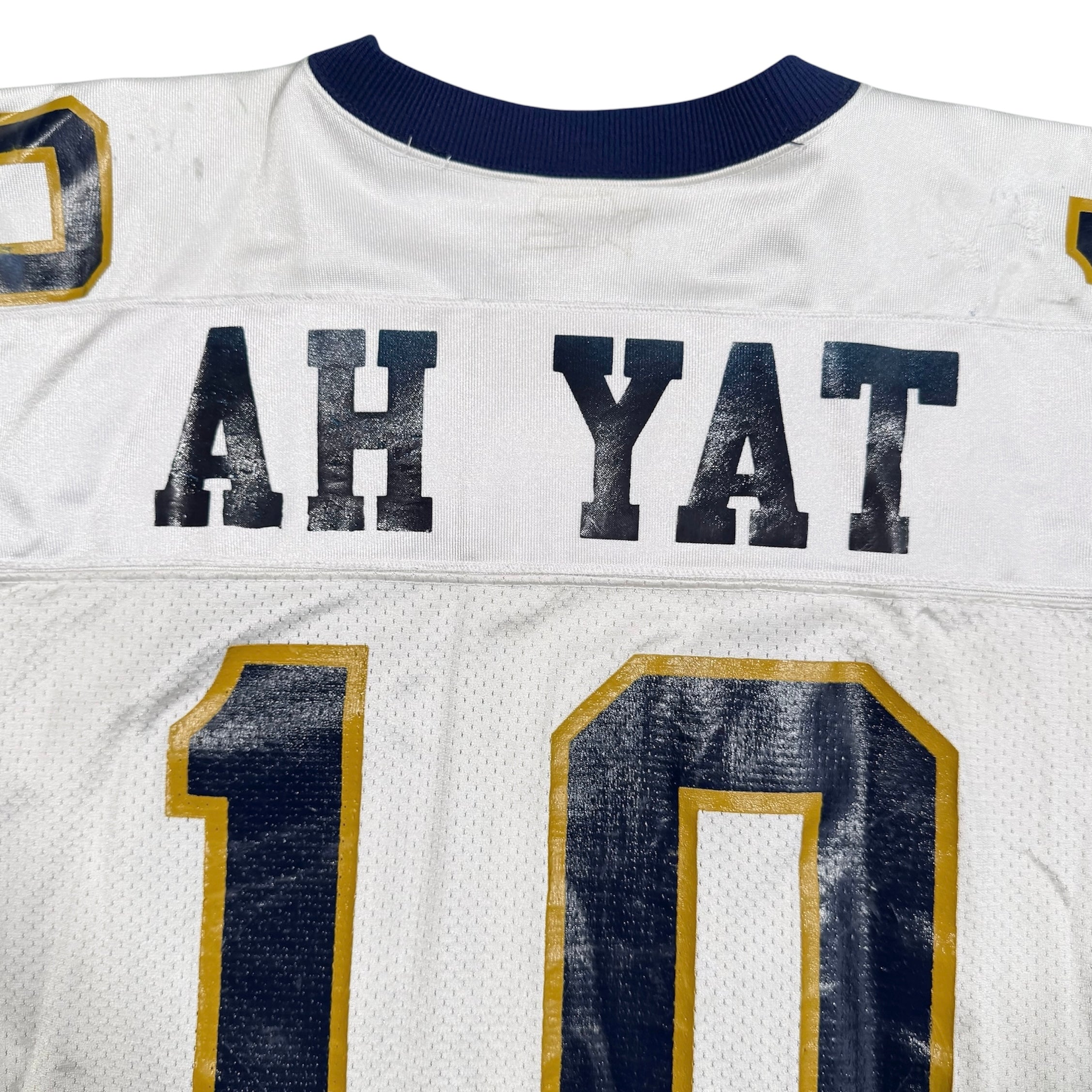 Brain Ah Yat Winnipeg Blue Bombers 1999 Game Worn Starter CFL Jersey