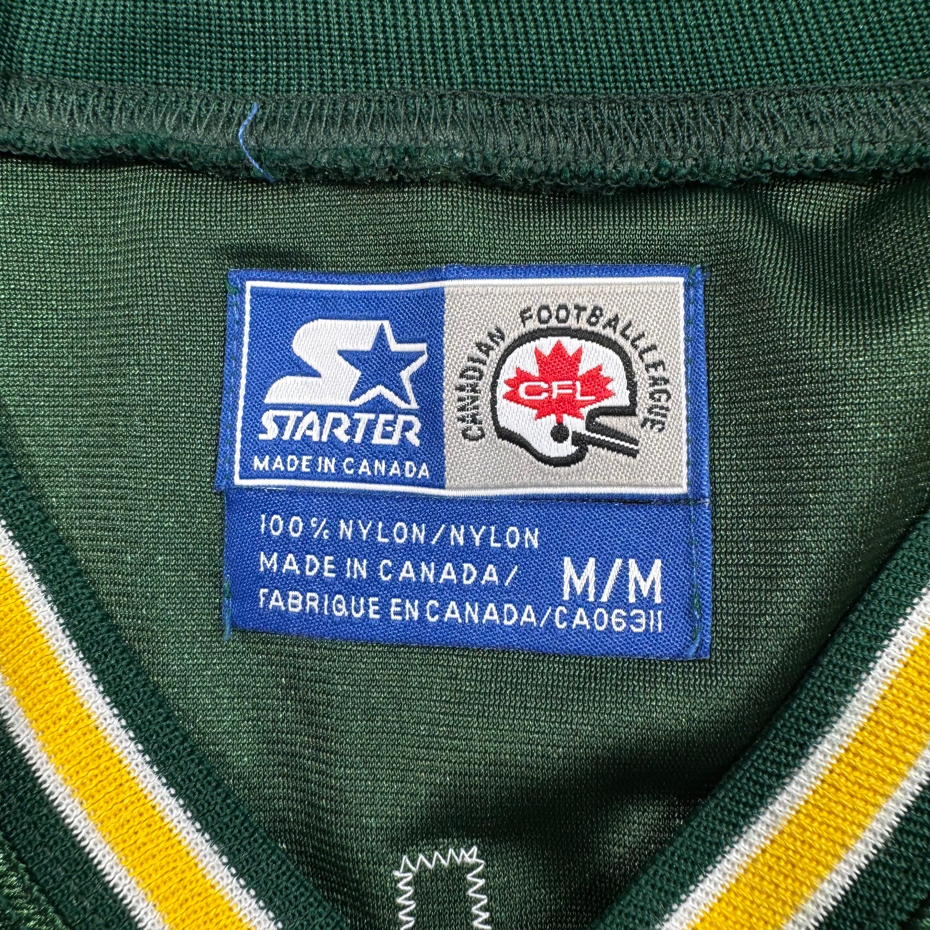Gizmo Williams Edmonton Eskimos Vintage Starter CFL Jersey Size Medium