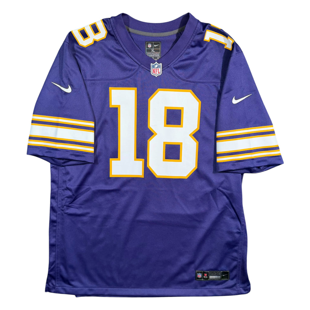 Justin Jefferson Minnesota Vikings Throwback Nike Game NFL Jersey - XL