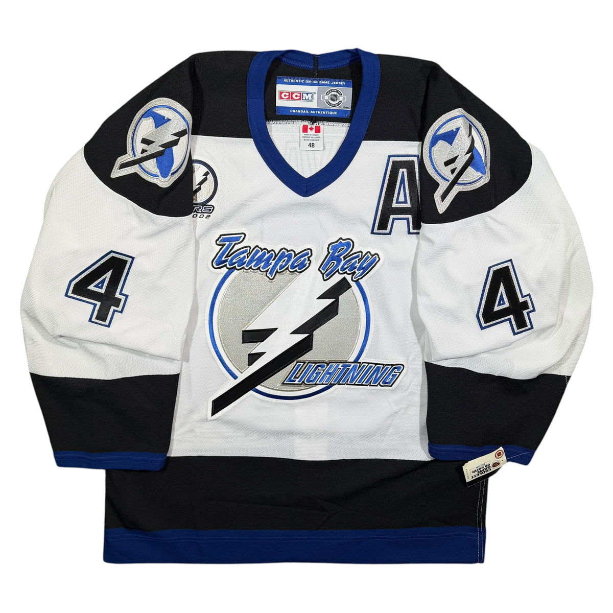 Vincent Lecavalier Tampa Bay Lightning 2001/02 Authentic CCM NHL Jersey - 48/Large