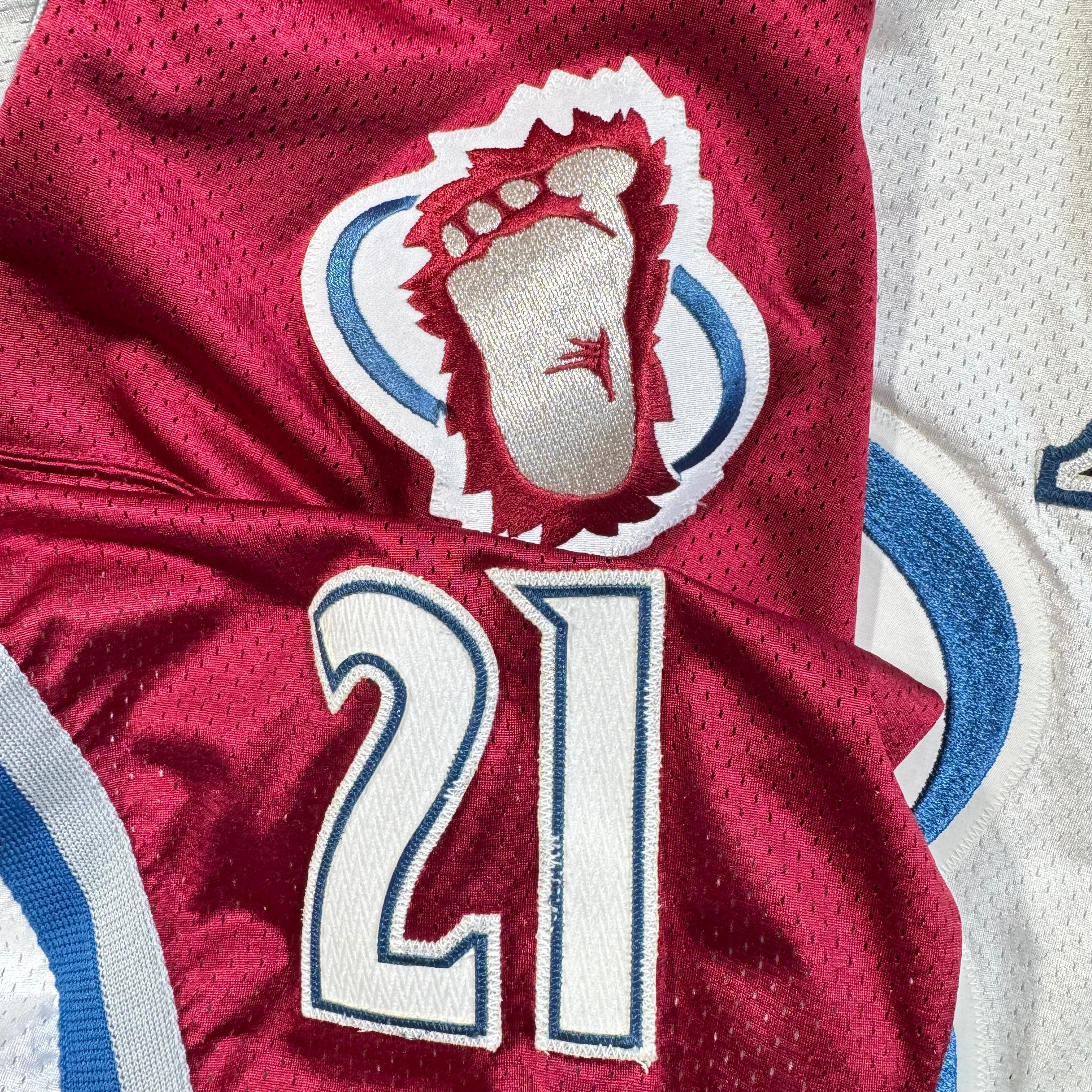 Peter Forsberg Colorado Avalanche Vintage Pro Player Authentic NHL Jersey Size 56