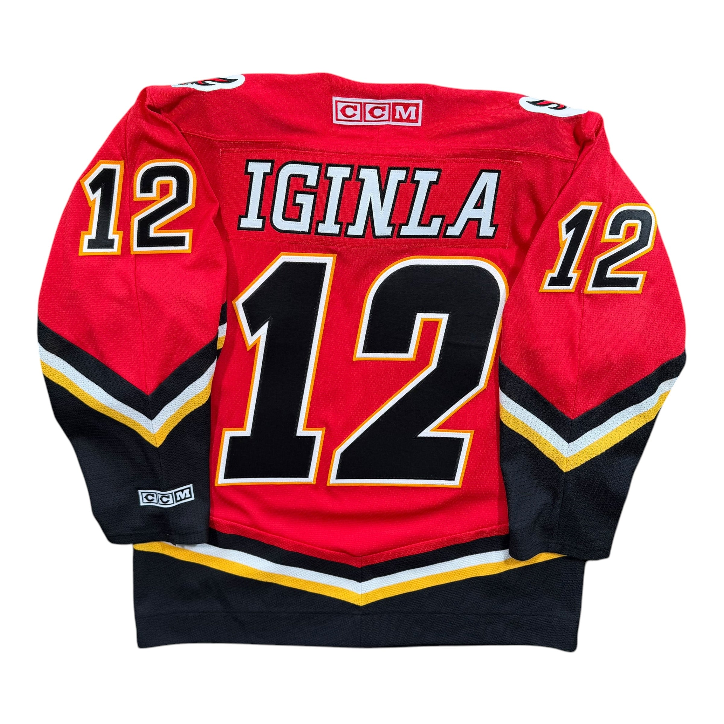Jarome Iginla Calgary Flames Vintage CCM NHL Jersey - Medium