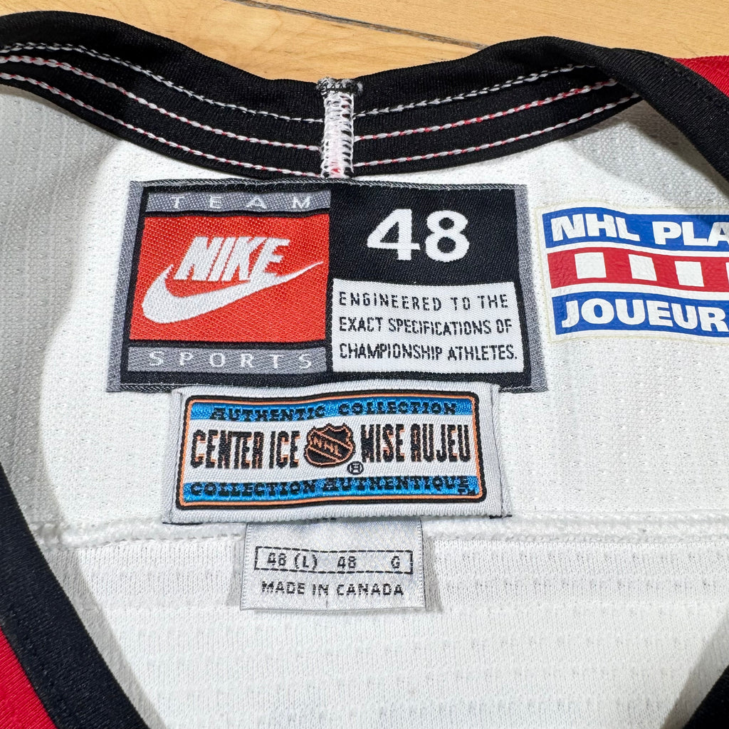 Chris Chelios Chicago Blackhawks Vintage Nike Authentic NHL Jersey Sz 48 Large