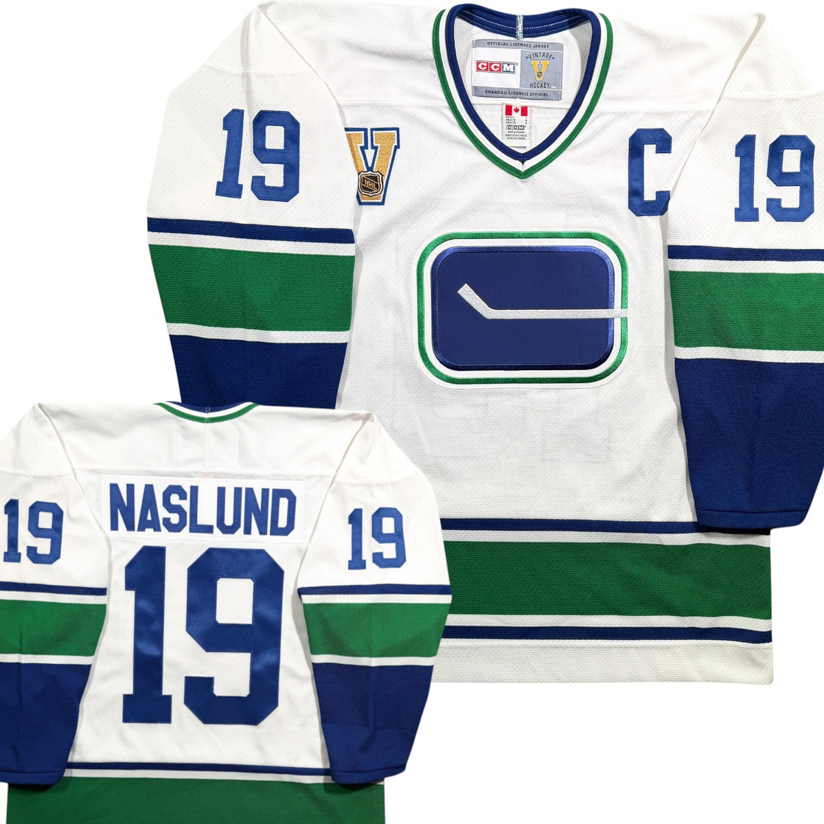 Markus Naslund Vancouver Canucks Vintage CCM NHL Jersey - Large