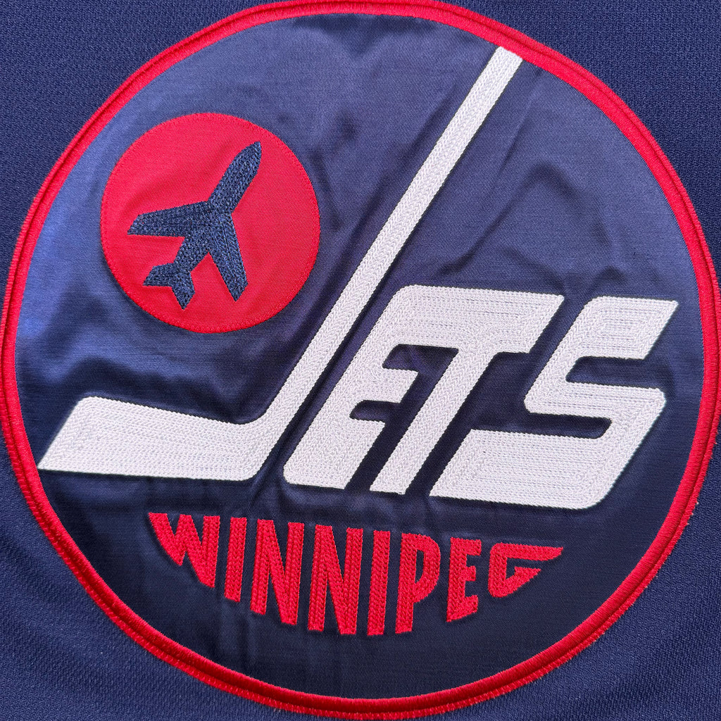 David Gustafsson Winnipeg Jets 2019 Heritage Classic Adidas MIC Jersey - 54/XL