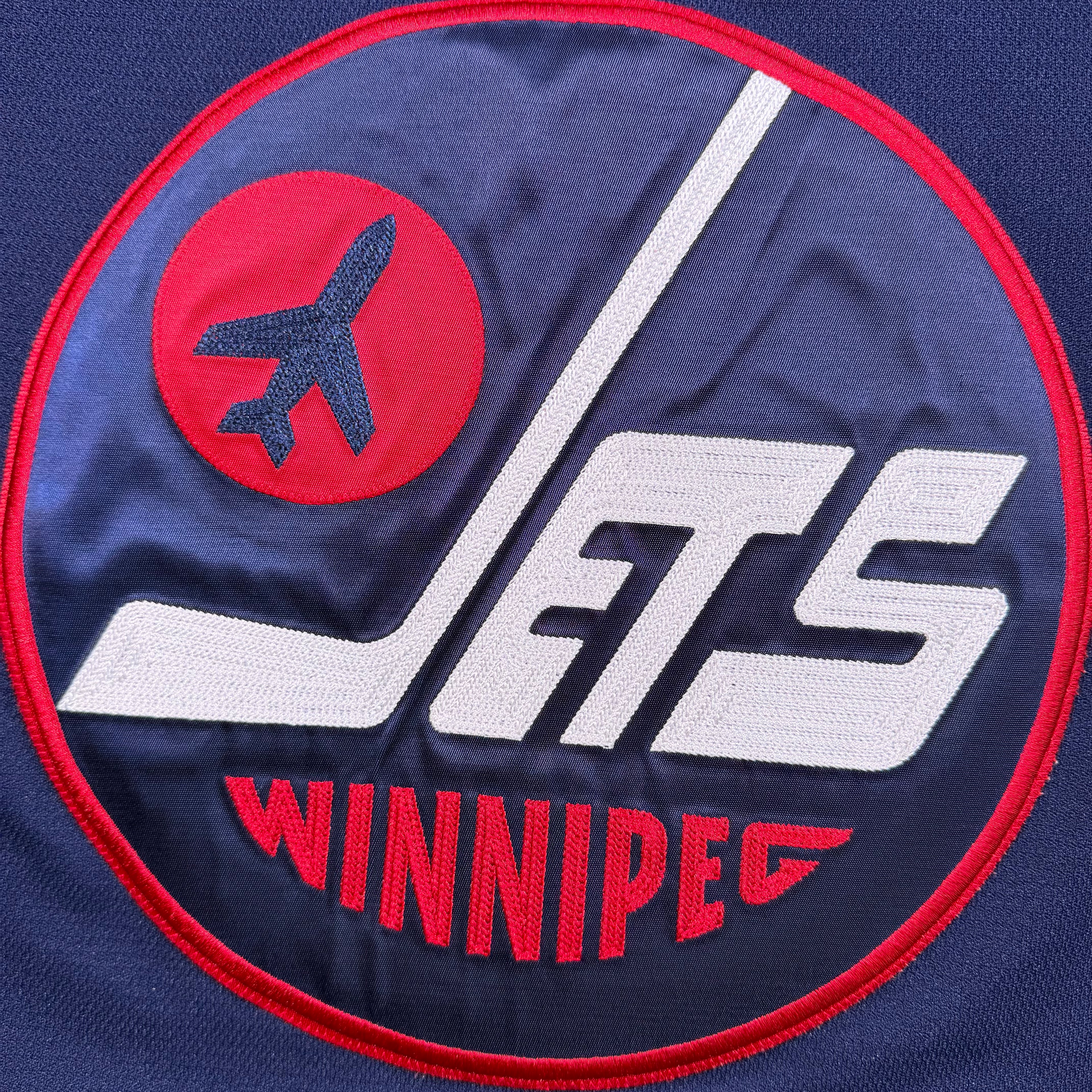 David Gustafsson Winnipeg Jets 2019 Heritage Classic Adidas MIC Jersey - 54/XL