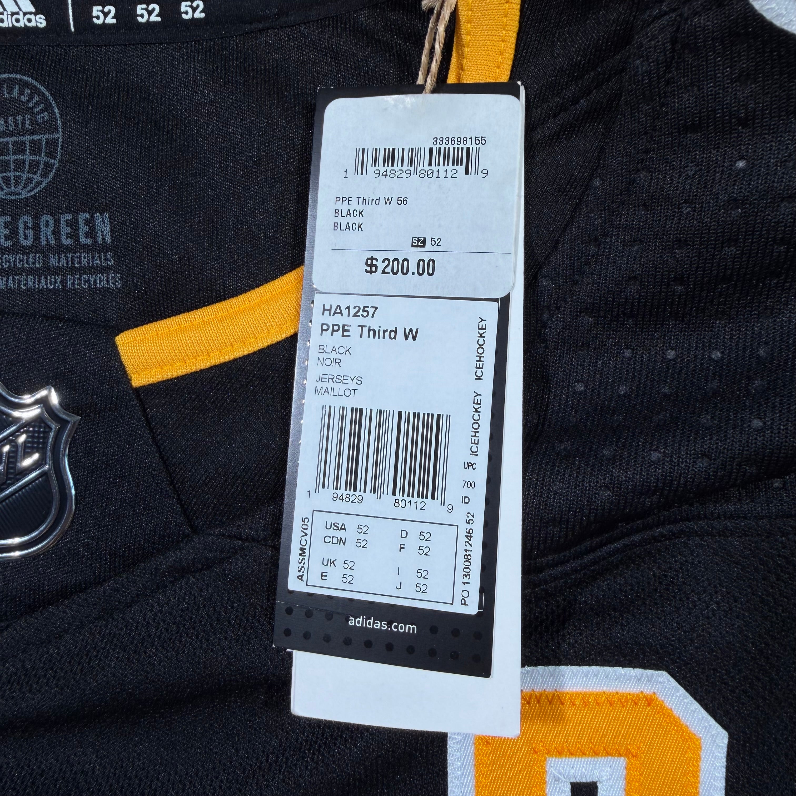 Sidney Crosby Pittsburgh Penguins Alternate Adidas NHL Jersey - 52/Large
