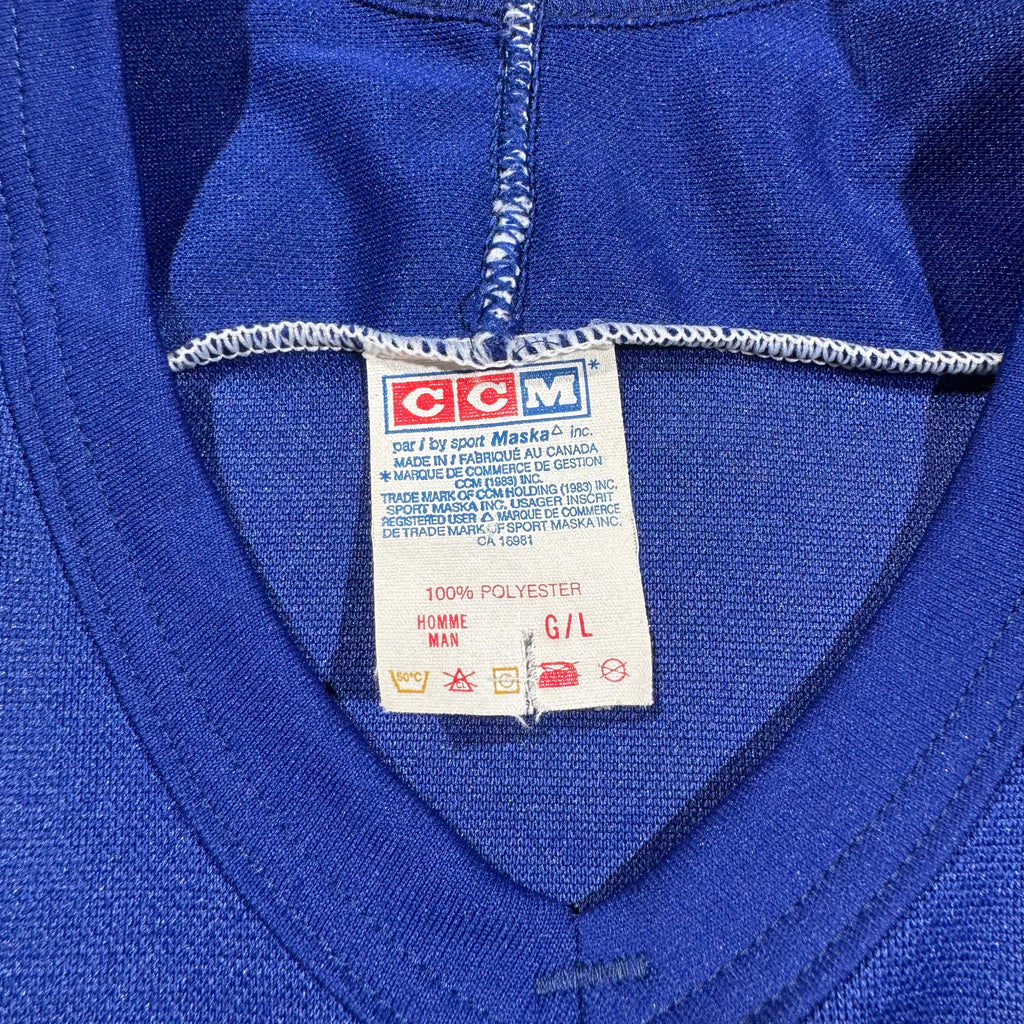Toronto Maple Leafs Vintage CCM NHL Hockey Jersey Size Large
