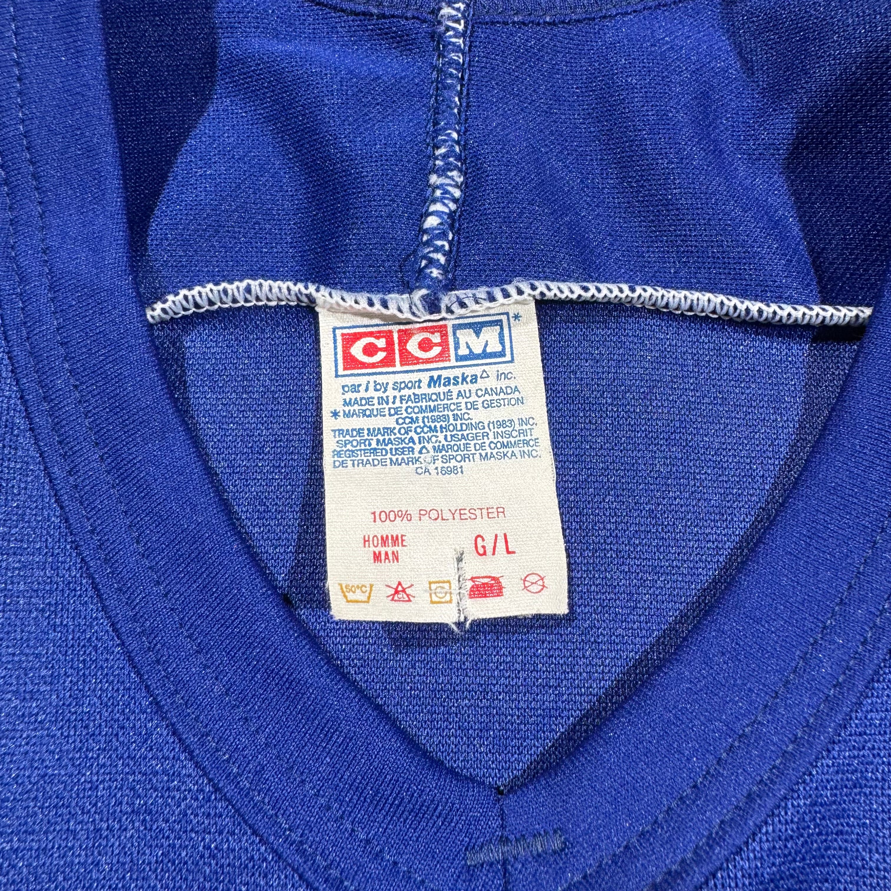 Toronto Maple Leafs Vintage CCM NHL Hockey Jersey Size Large